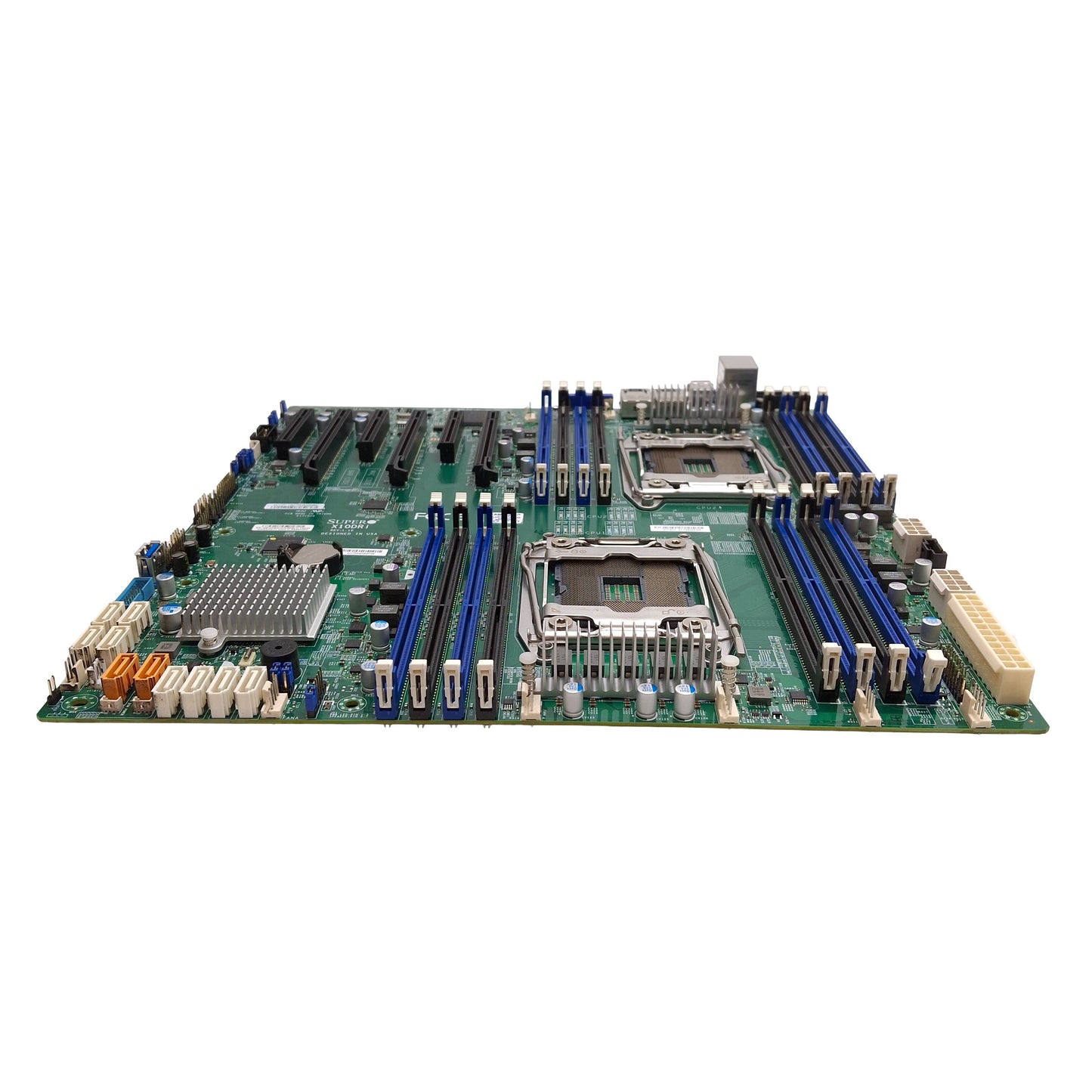 Used SuperMicro X10DRi E-ATX Motherboard, Dual Socket R3, 16x DIMM Slot, PCI-E x8/x16