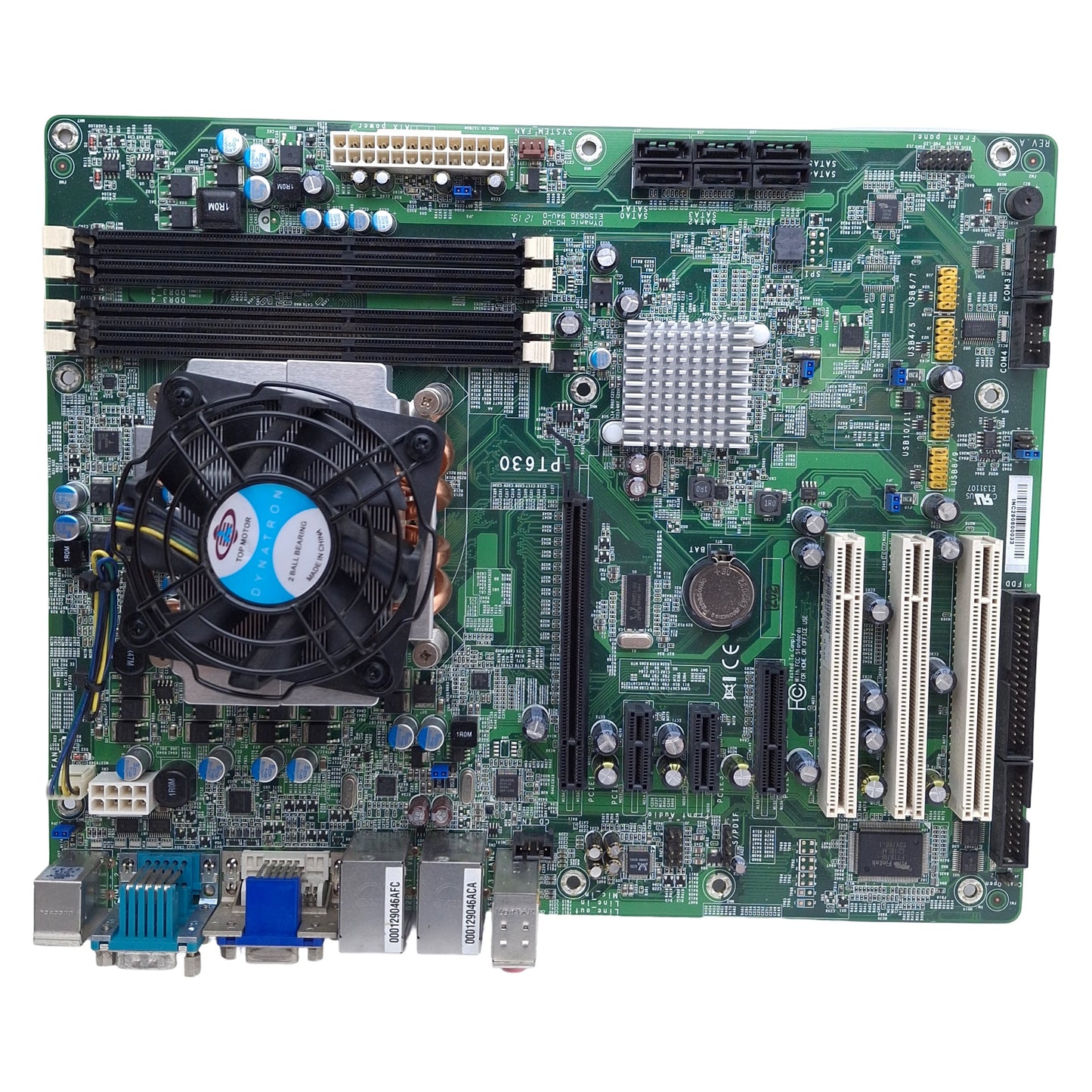 Used DFI PT630 Motherboard & CPU, Intel i7-860 2.8Ghz, DDR3, PCIe x16/1/4, 3x PCI