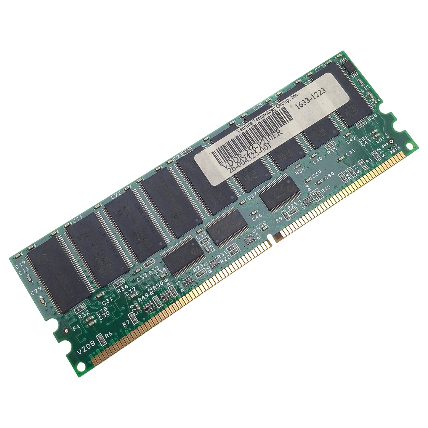 Used Ventura Technology Group VDDR-256-P210ER Server Memory Module, 256MB, DDR SDRAM