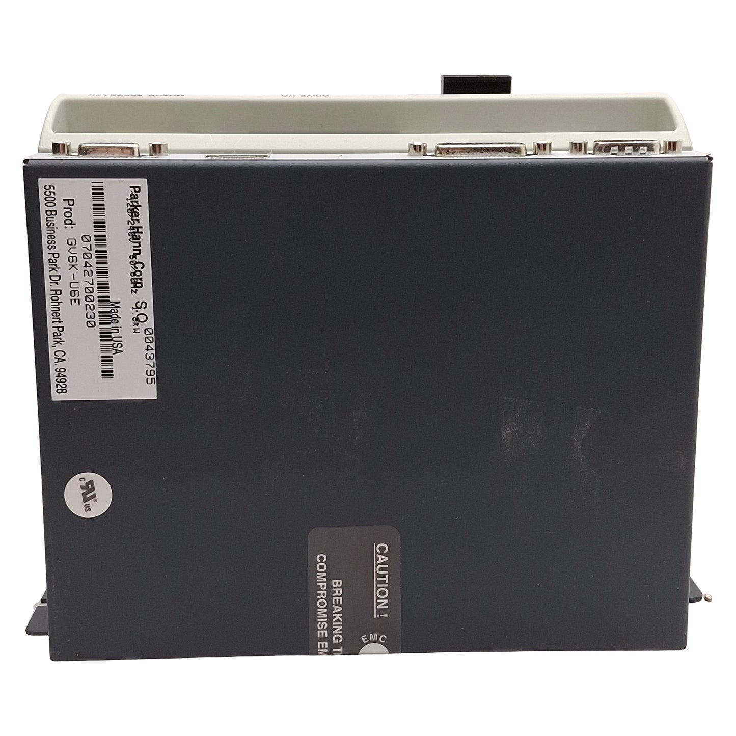 Used Parker GV6K-U3E Gemini Servo Drive, 1-Axis, 1.8kW, 120/240VAC, RS-232/485