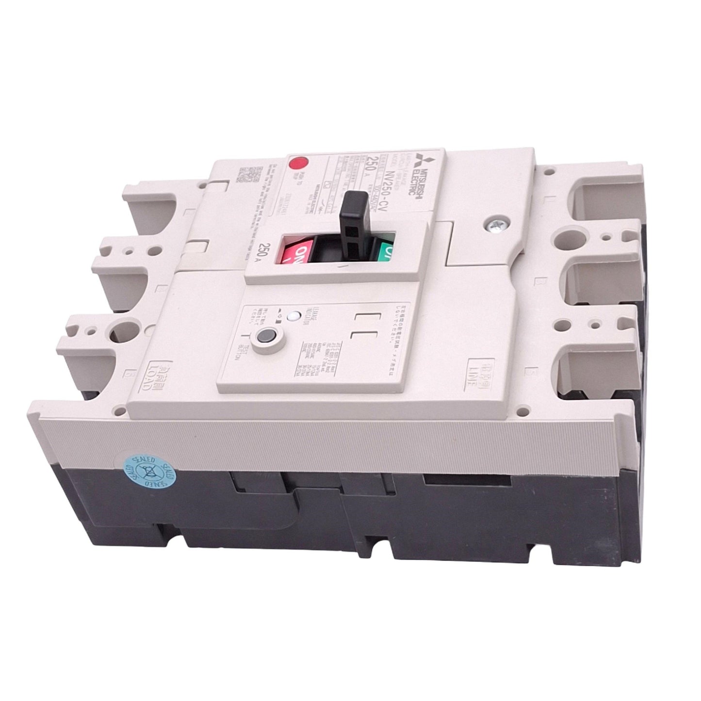 New Mitsubishi NV250-CV3P250A30 Earth Leakage Circuit Breaker, 3-Pole 250A, 30mA EL