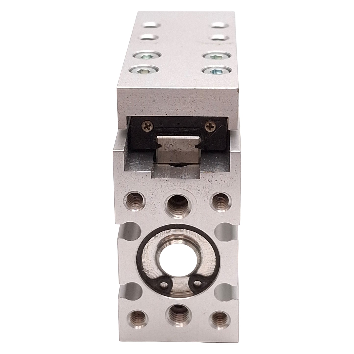 Used SMC MXH16-10 Compact Slide Table, ø16mm Bore, 10mm Stroke, 0.7MPa, M5x0.8 Ports