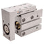 Used SMC MXH16-10 Compact Slide Table, ø16mm Bore, 10mm Stroke, 0.7MPa, M5x0.8 Ports