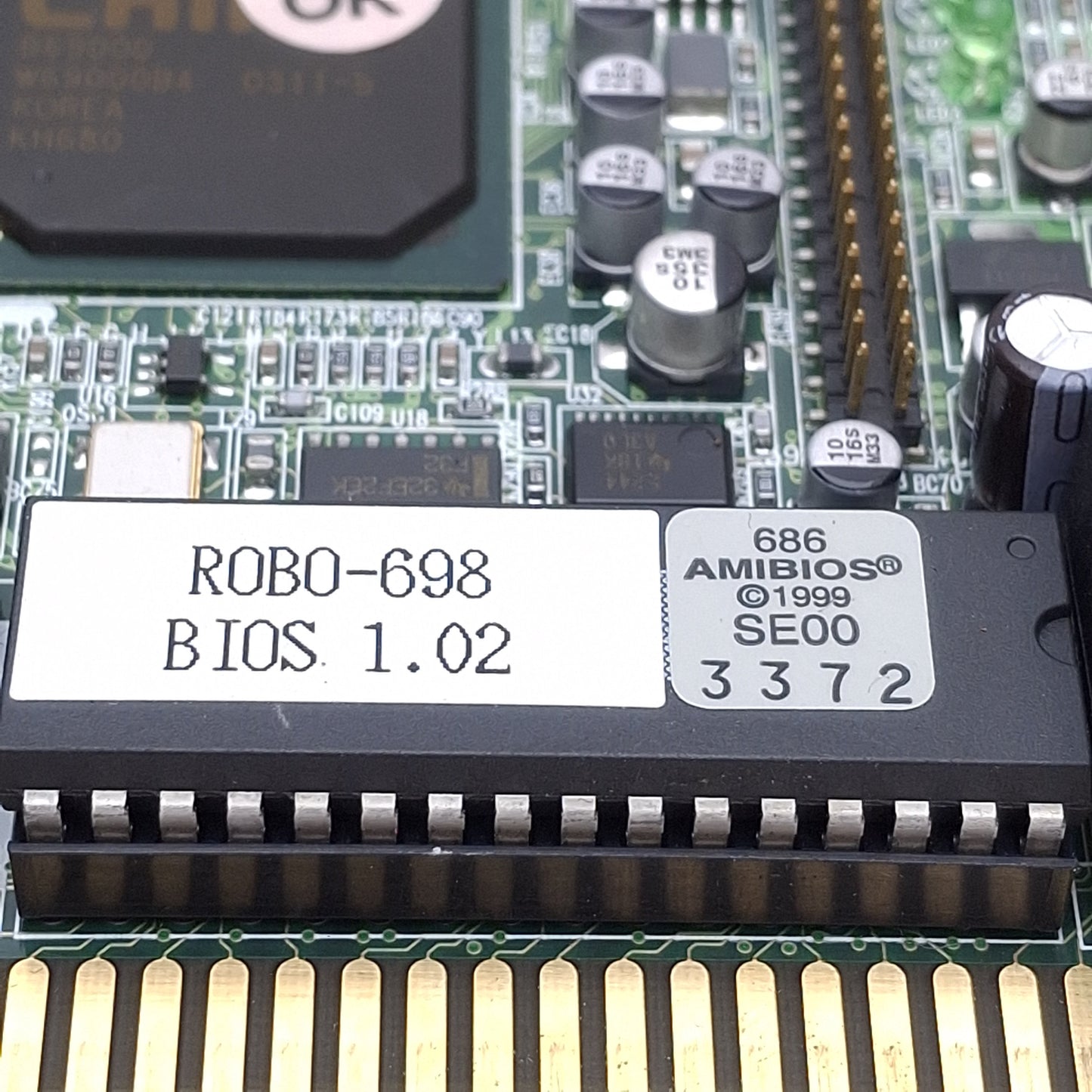 Used Portwell ROBO-698 Single Board Computer w/Intel Celeron 566MHz, PICMG 1.0, 128MB