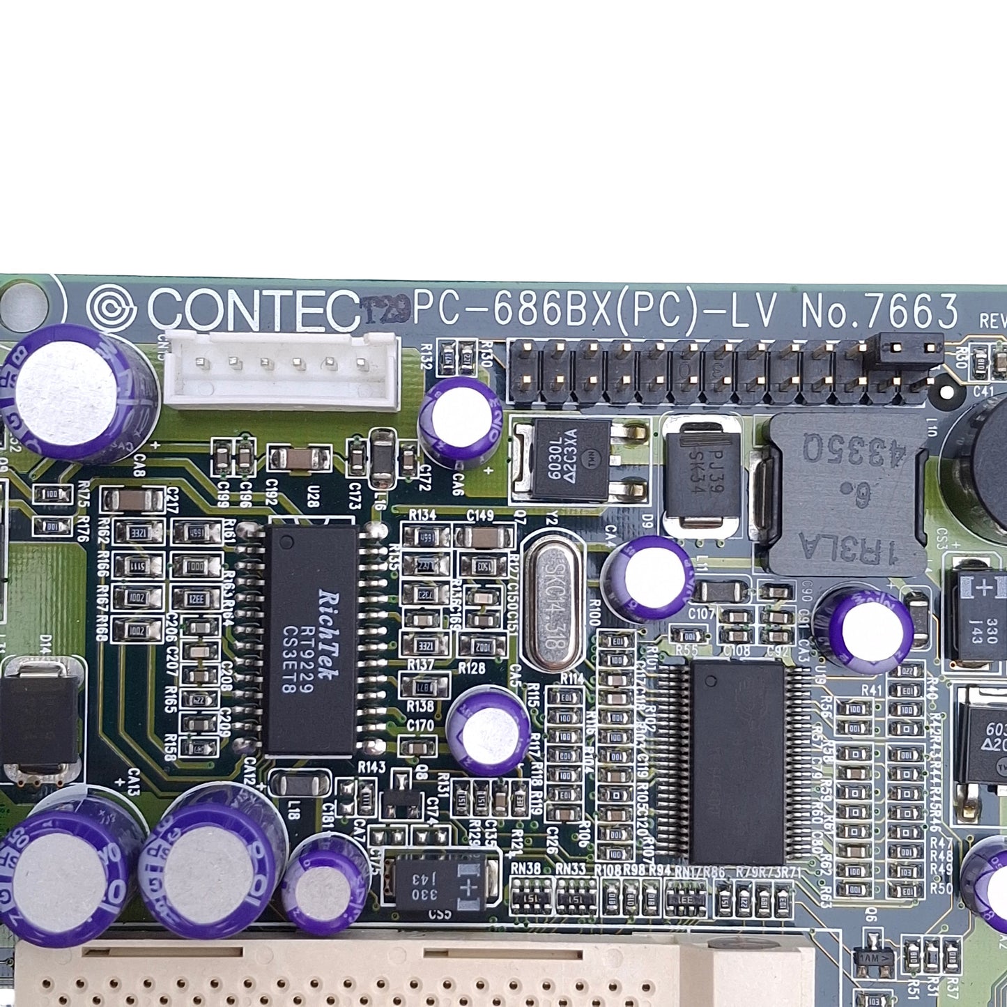 Used Contec PC-686BX(PC)-LV Single Board Computer, PGA370 CPU Socket, PICMG 1.0