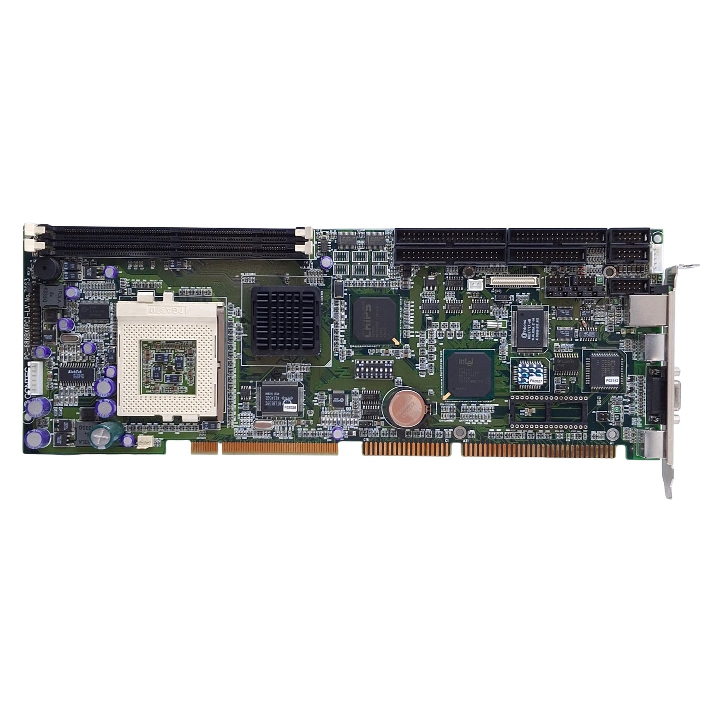 Used Contec PC-686BX(PC)-LV Single Board Computer, PGA370 CPU Socket, PICMG 1.0