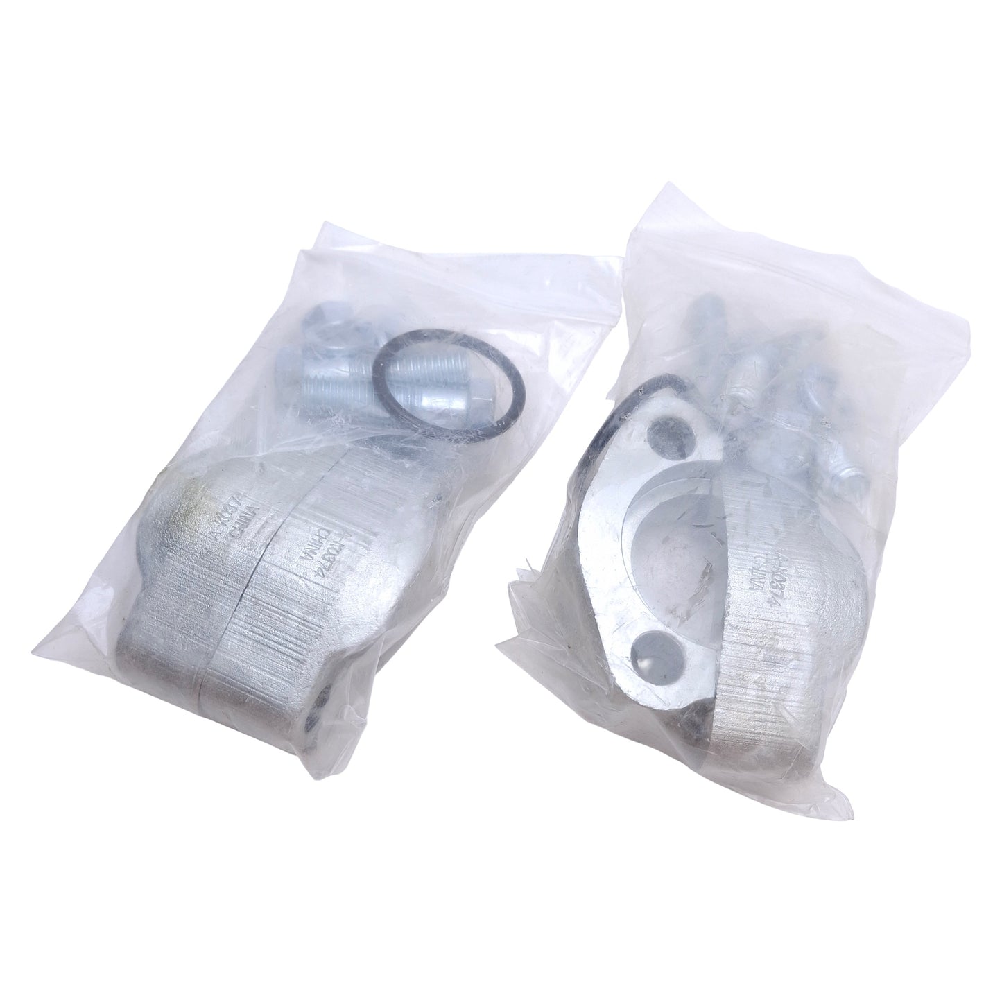 Used Lot of 2 Anchor Fluid Power 16SFXO Split Carbon Steel Flange Kit, 1in Size
