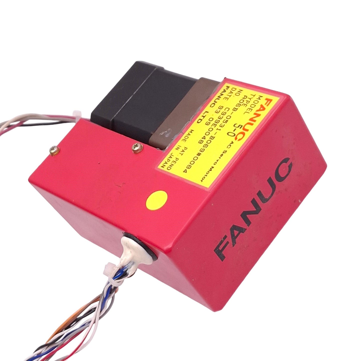 Used Fanuc A06B-0531-B069#0084 5-0 AC Servo Motor, ø3/16in Shaft, 3000rpm Max