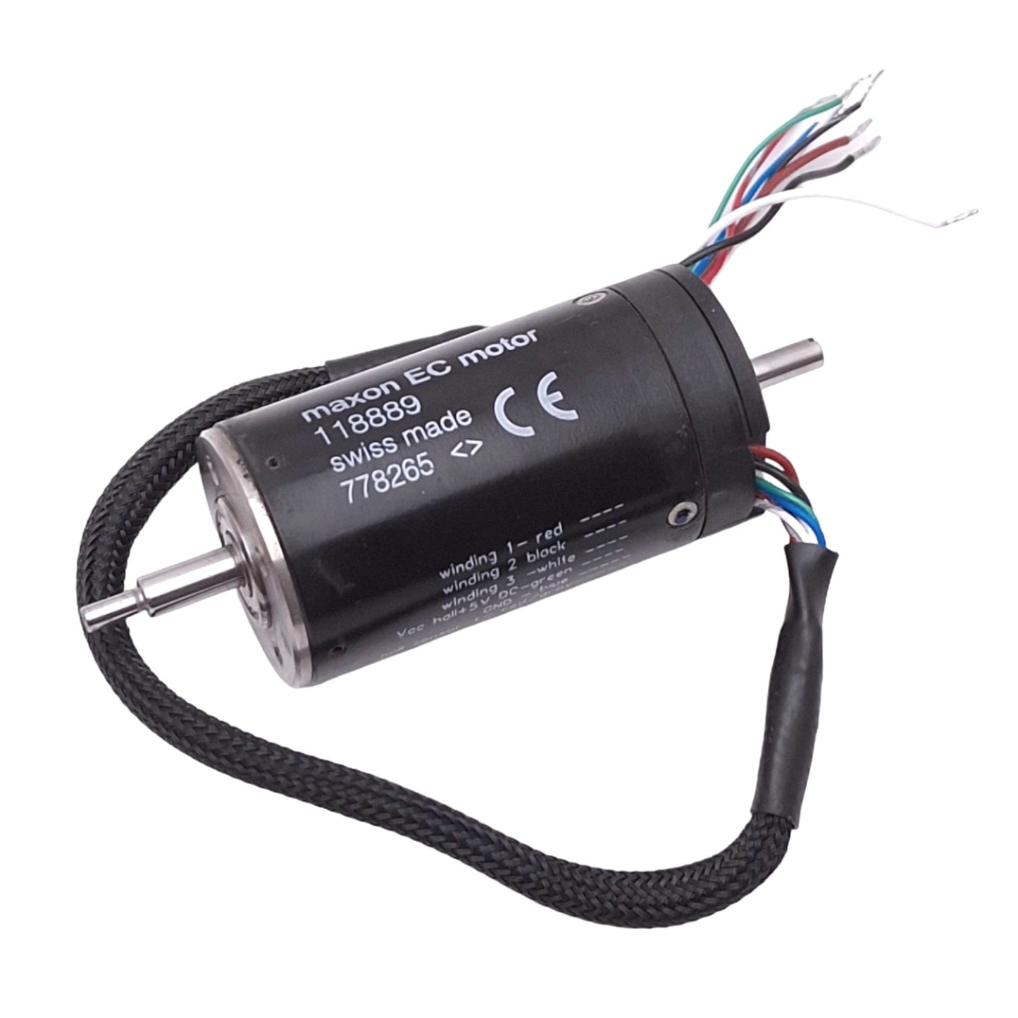 Used Maxon 118889 EC32 Brushless DC Motor, ø32mm, 11000rpm 47.2mNm Max, 24VDC 80W