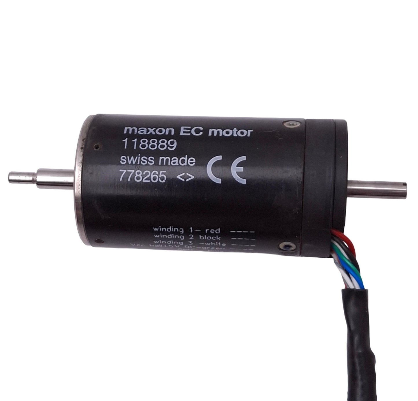 Used Maxon 118889 EC32 Brushless DC Motor, ø32mm, 11000rpm 47.2mNm Max, 24VDC 80W