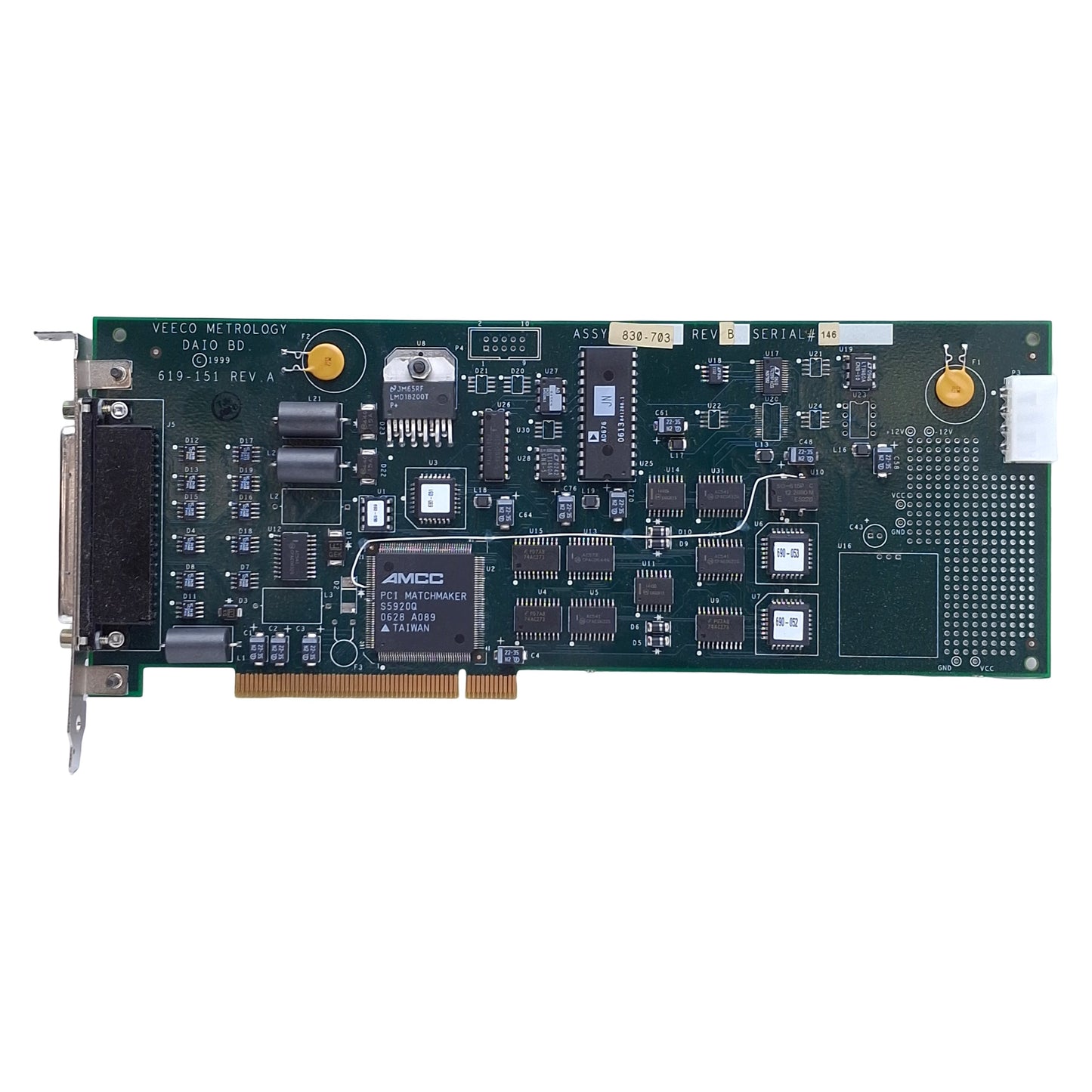 Used Veeco 830-703 619-151 Analog-to-Digital Converter Module 36-Pin Connector