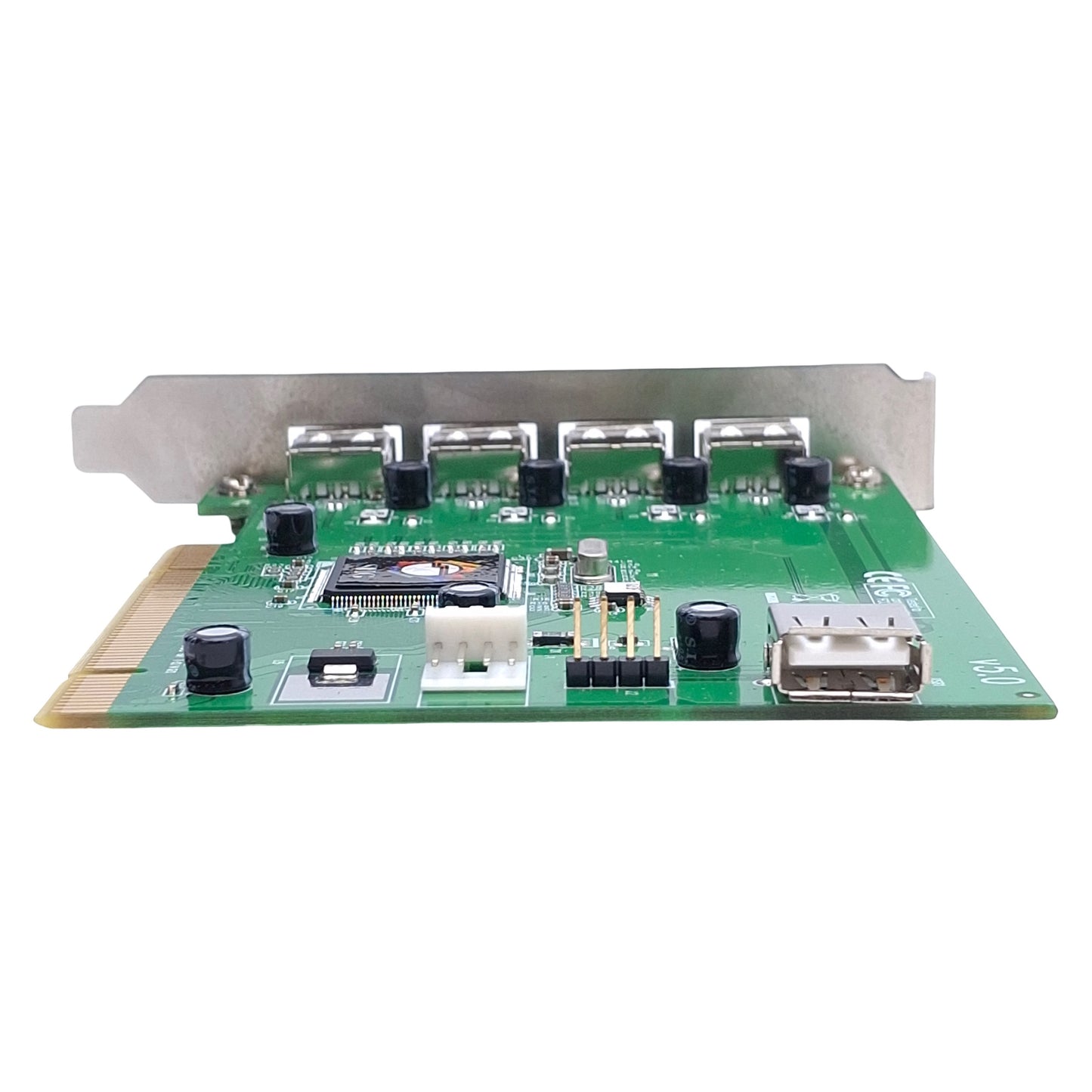 Used SIIG JU-P50212-S5 PCI Expansion Card 5-port, USB 2.0, 480/12/1.5Mbps Data Rate