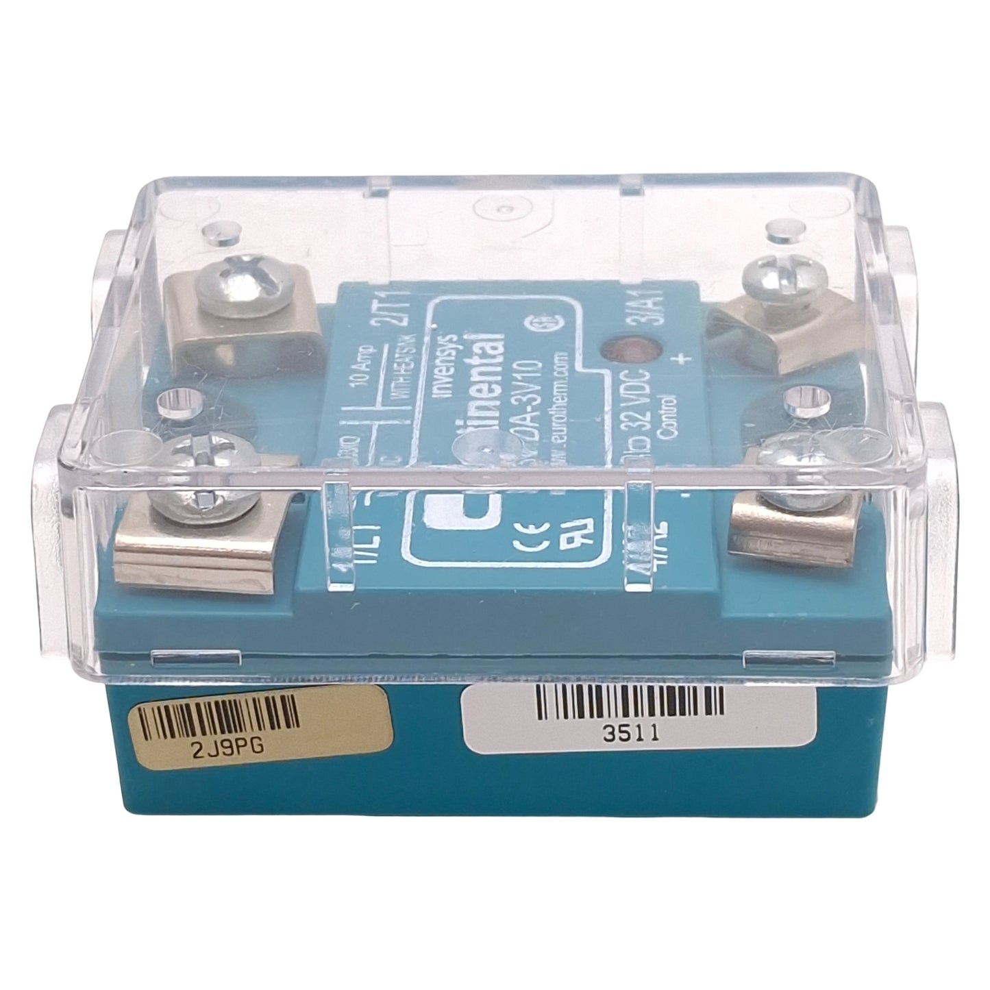 Used Continental SVDA-3V10 Solid State Relay, 4-32VDC Control, 10A 24-330VAC Load