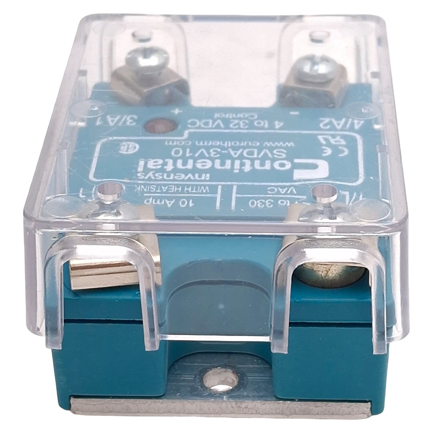 Used Continental SVDA-3V10 Solid State Relay, 4-32VDC Control, 10A 24-330VAC Load