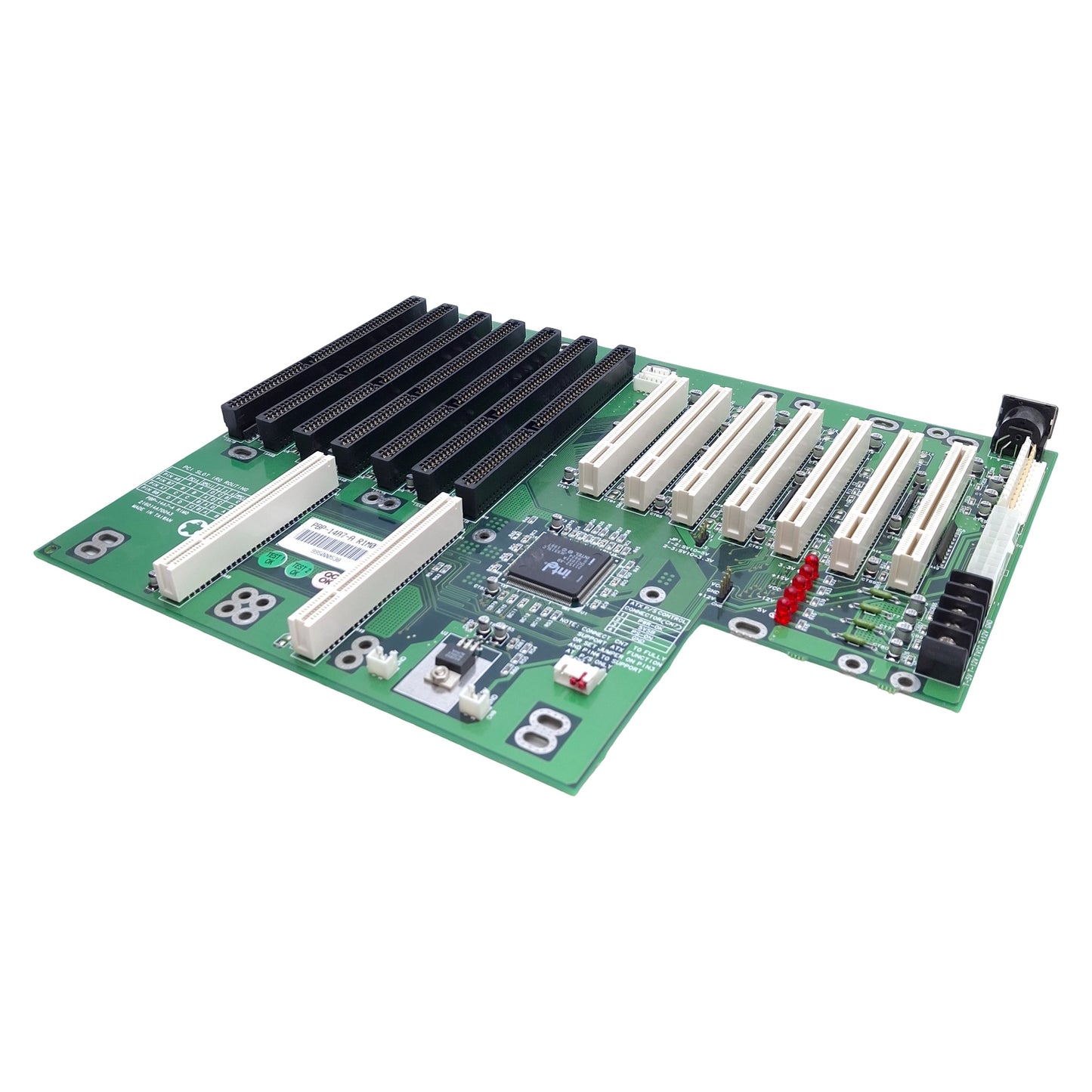 Used Portwell PBP-14A7-A Computer Backplane AT/ATX 2x PCI-ISA 5x ISA 7x PCI PICMIG1.0