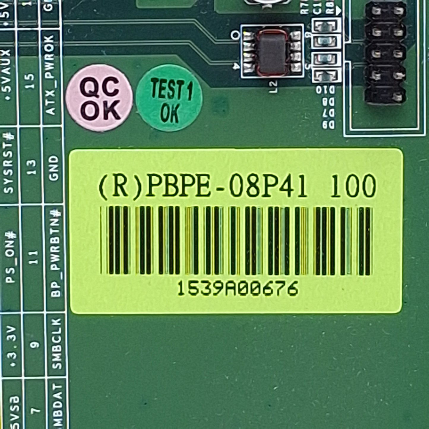 Used Portwell PBPE-08P41 Backplane PICMG 1.3 2x PCI-E x16 1x PCI-E x8 4x PCI 2x SATA