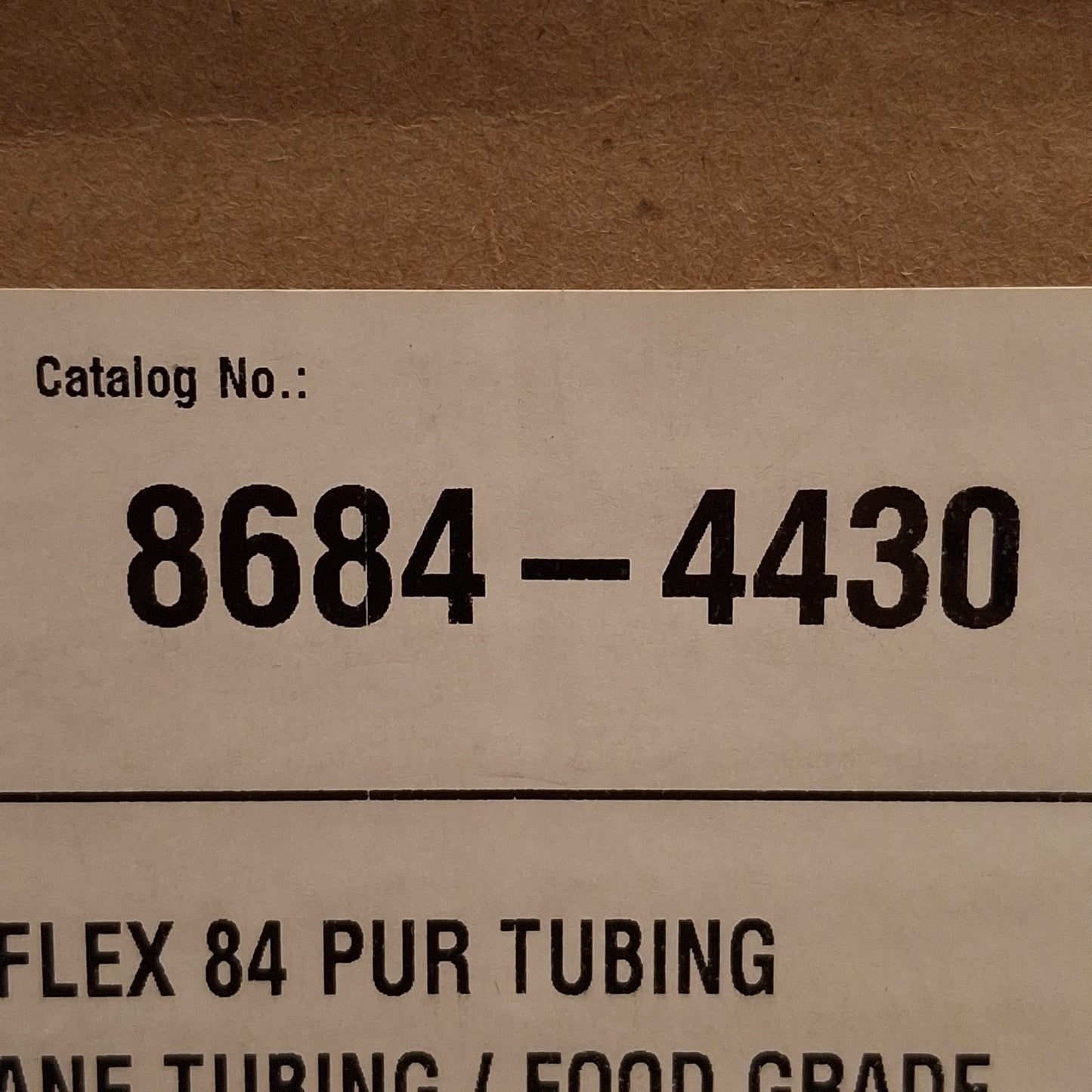 New – Open box Finger Lakes 8684-4430 Ether Polyurethane Tubing, ø3/8in ID, ø1/2in OD, 60ft
