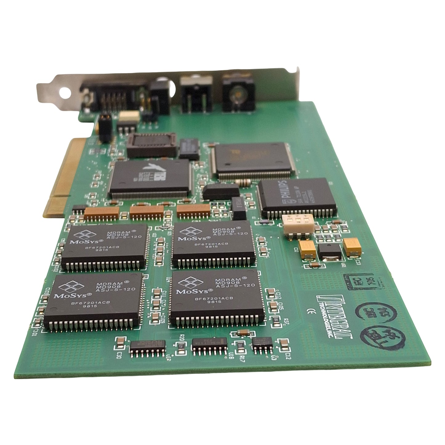 Used Integral Technologies 3085 D3 33 Video Card/Frame Grabber, PCI, VGA, BNC/S-Video