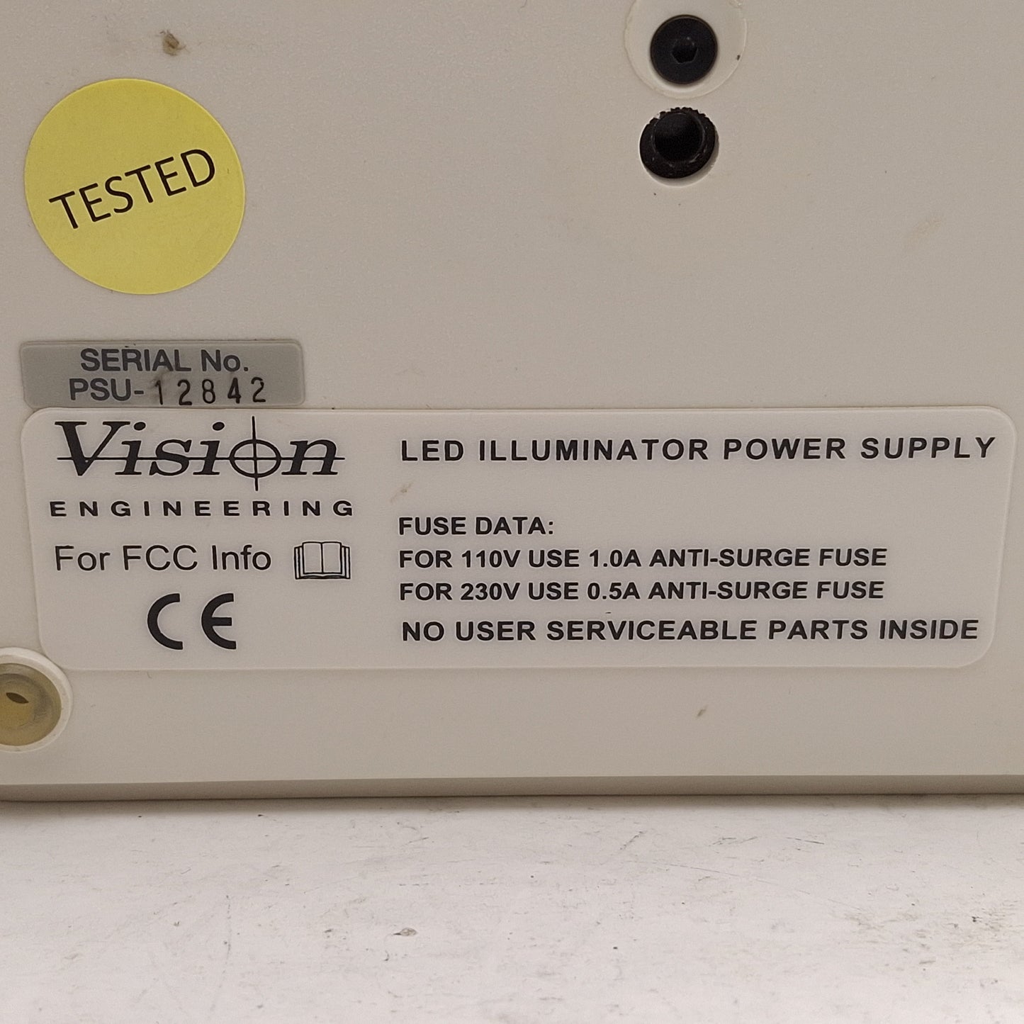 Used Vision Engineering LED Illuminator Power Supply Unit w/ Mount For Lynx Dynascope