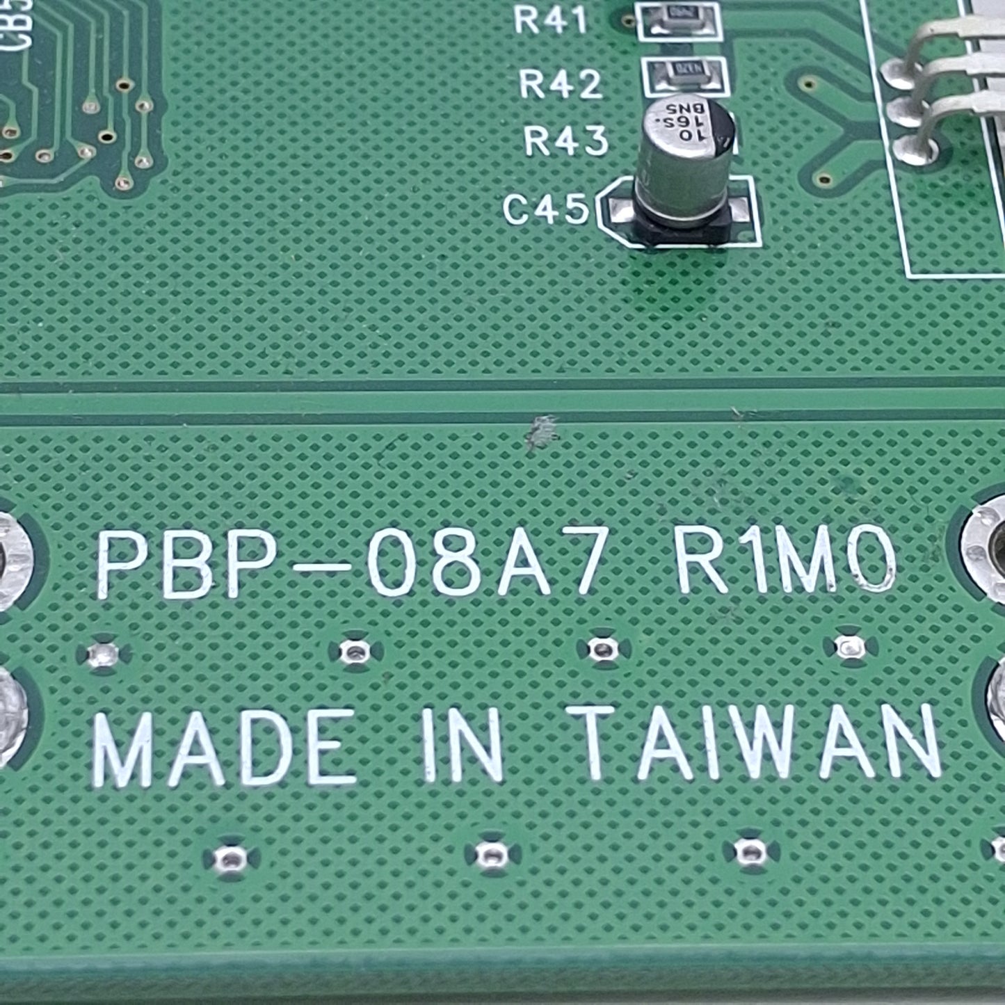Used Portwell PBP-08A7 Industrial Computer Backplane, PICMG 1.0, 7x PCI Slots