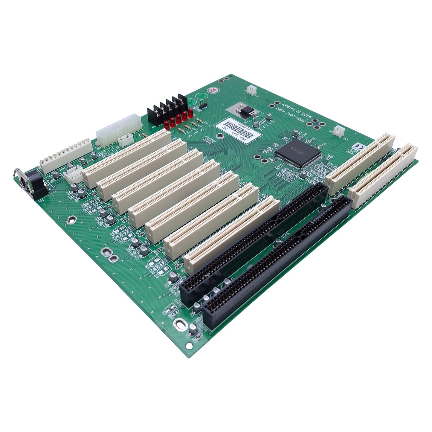 Used Portwell PBP-08A7 Industrial Computer Backplane, PICMG 1.0, 7x PCI Slots