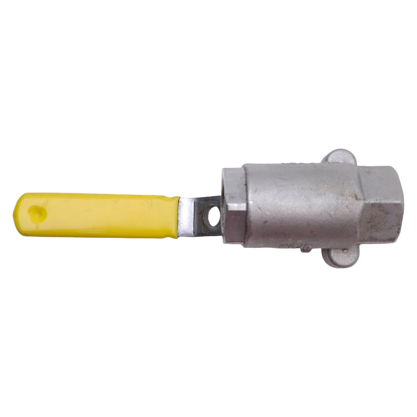 Used Apollo 76-102-01A 2-Piece Ball Valve CF8M 2000 WOG, 3/8" NPT w/ Locking Handle
