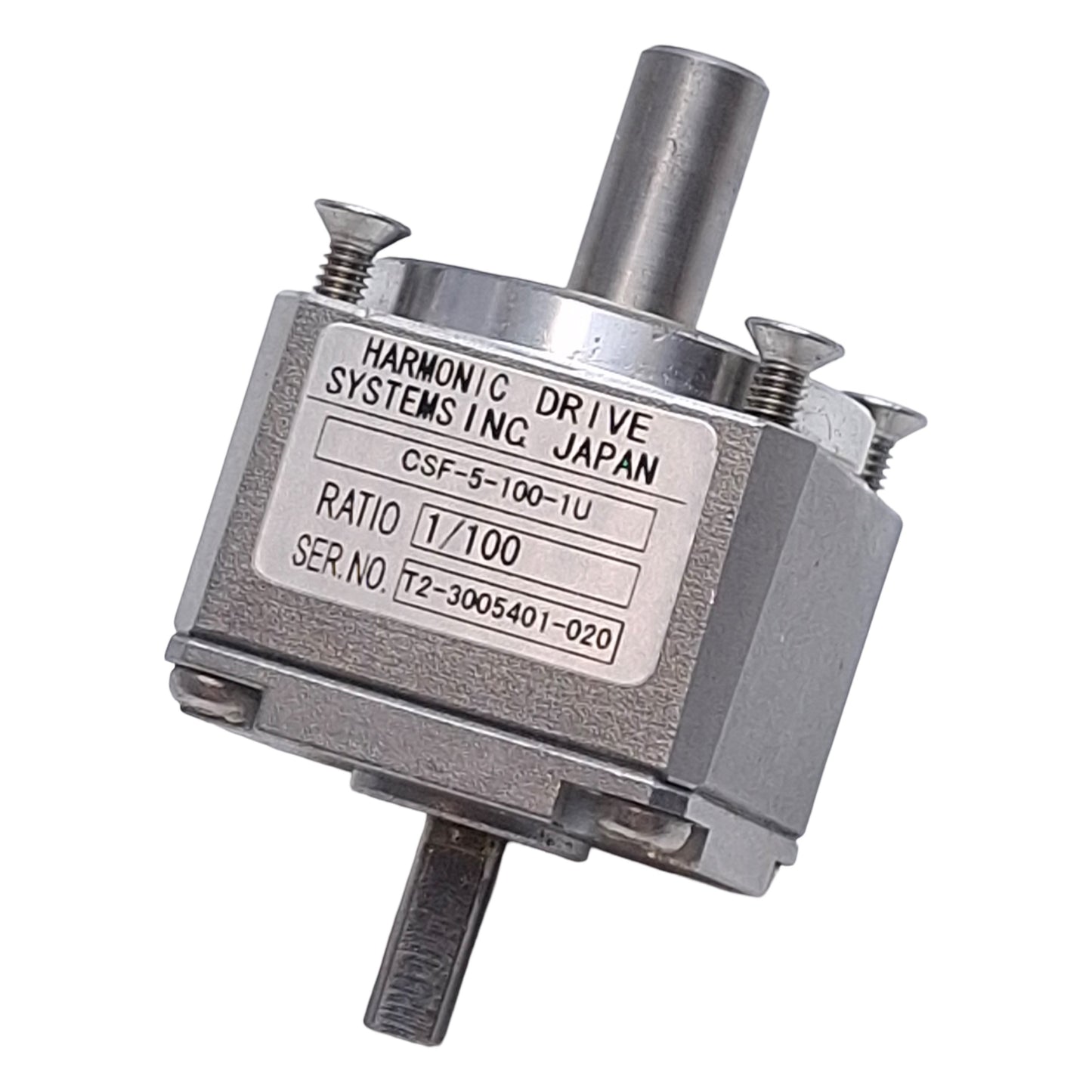 Used Harmonic Drive CSF-5-100-1U Supermini Gearhead, 100:1 Ratio, 6500rpm, ø3mm Shaft