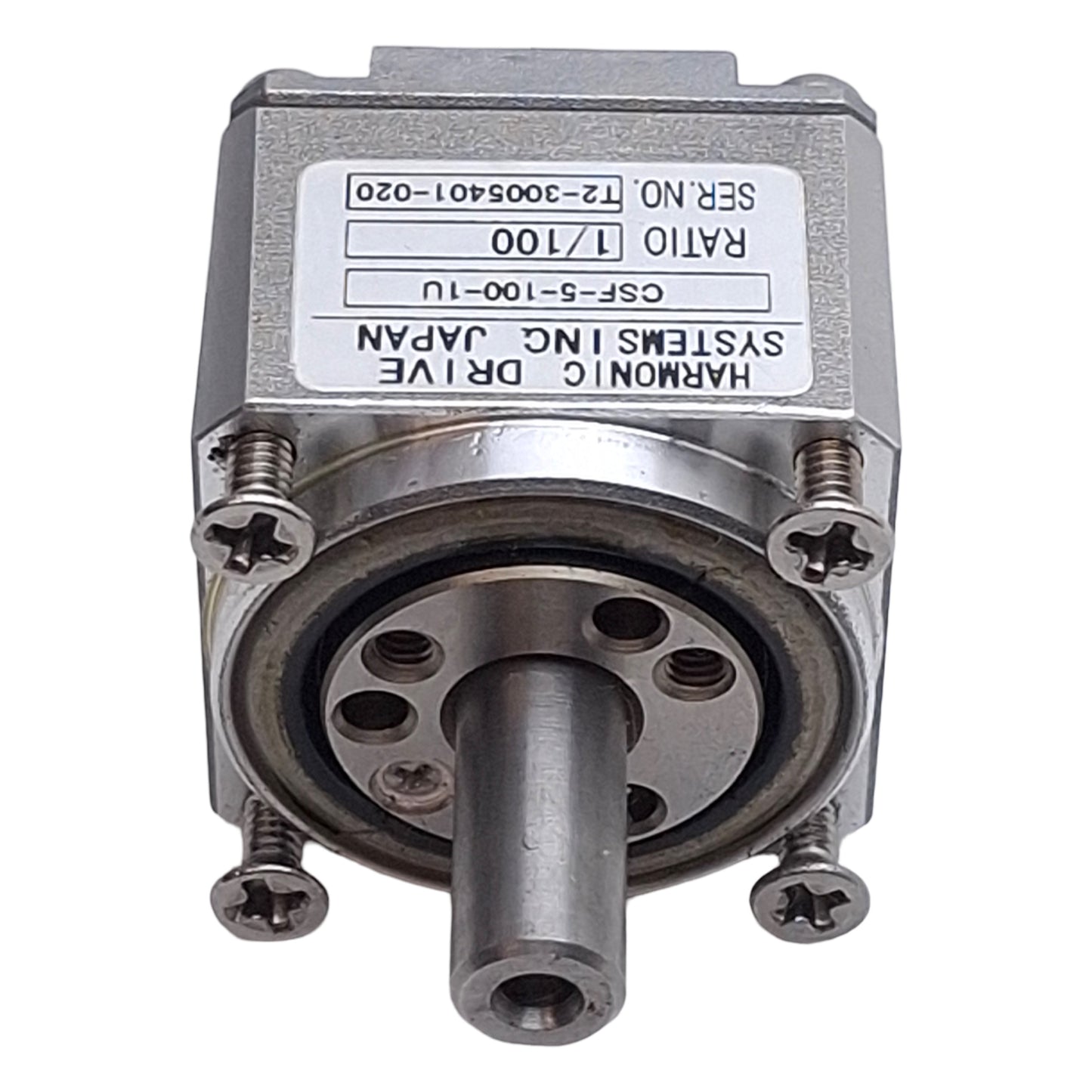 Used Harmonic Drive CSF-5-100-1U Supermini Gearhead, 100:1 Ratio, 6500rpm, ø3mm Shaft