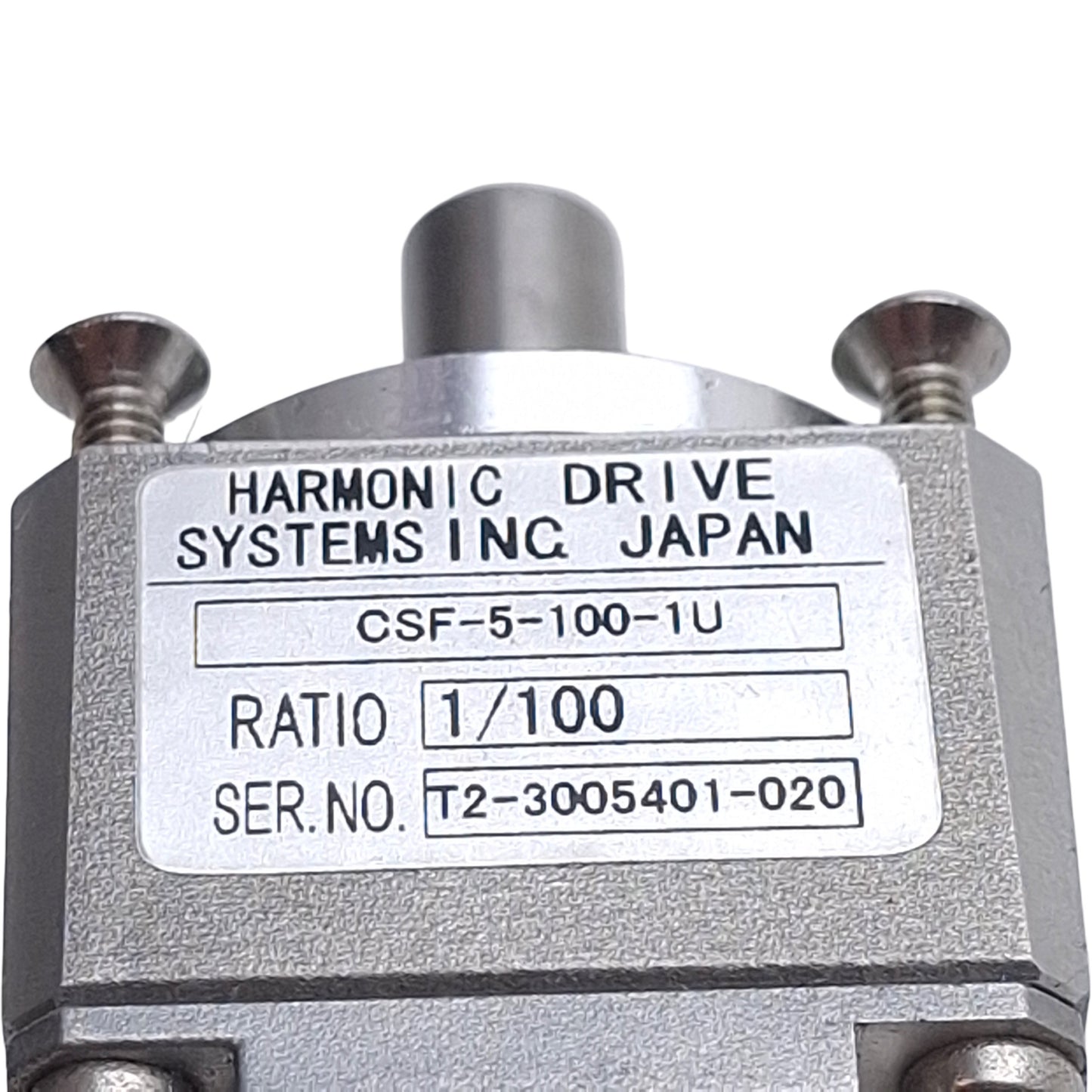 Used Harmonic Drive CSF-5-100-1U Supermini Gearhead, 100:1 Ratio, 6500rpm, ø3mm Shaft