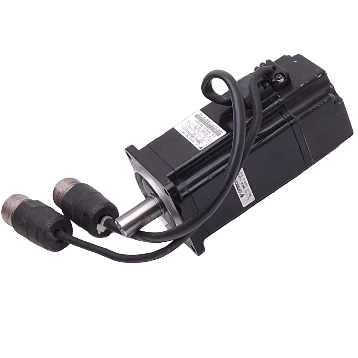Used Yaskawa SGMAH-04AAA61D-0Y Servo Motor, 200V, 400W, 1.27Nm, 3000RPM, 60mm Frame