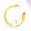 New Turck VBRK 4.4-2PKG 3M-0.3/0.3 Y-Splitter Cable, 4-Pin M12 M to 3-Pin M8 F