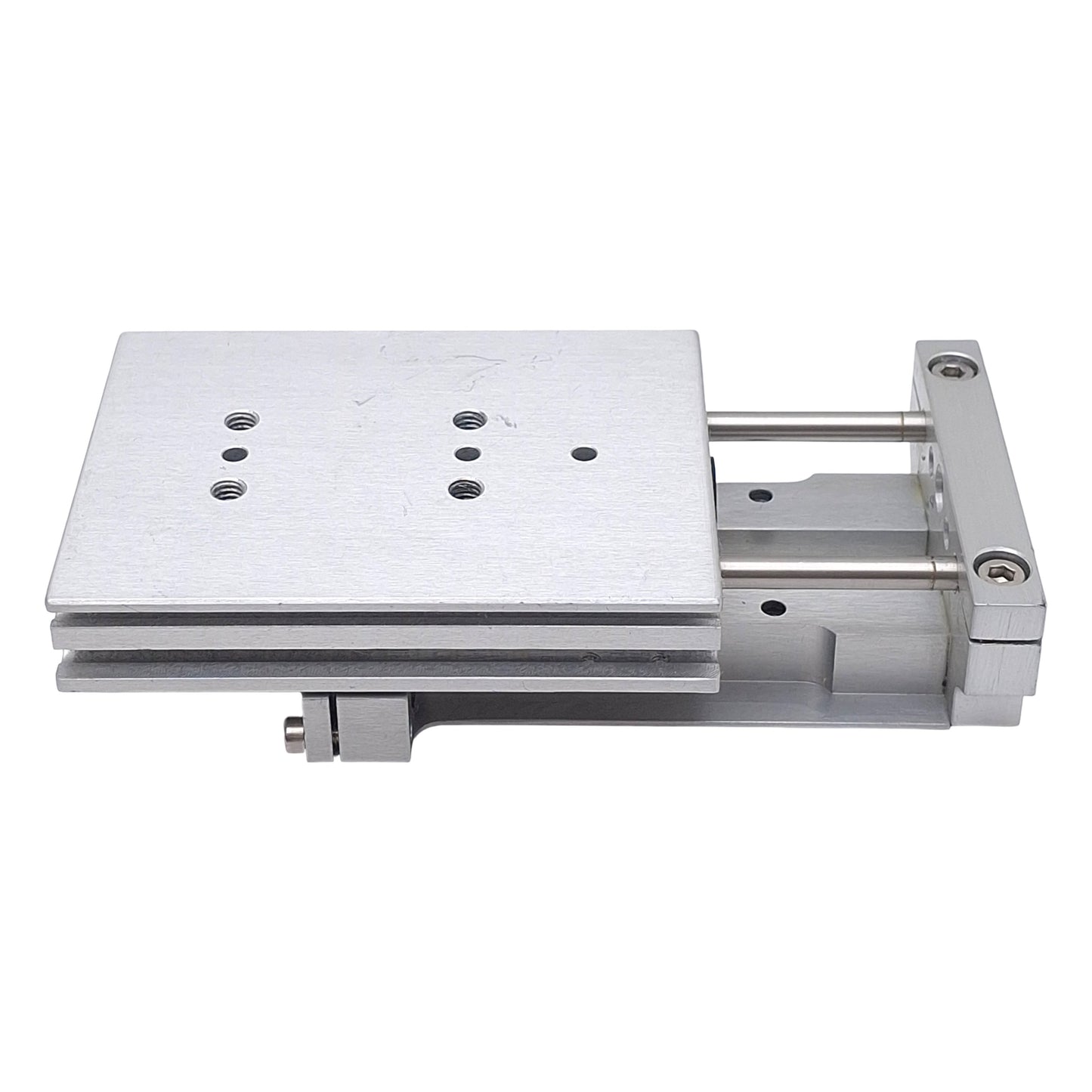 Used PHD STPD108X1 Pneumatic Slide Table, ø8mm Bore, 1in Stroke, 150psi Max, 10-32UNF