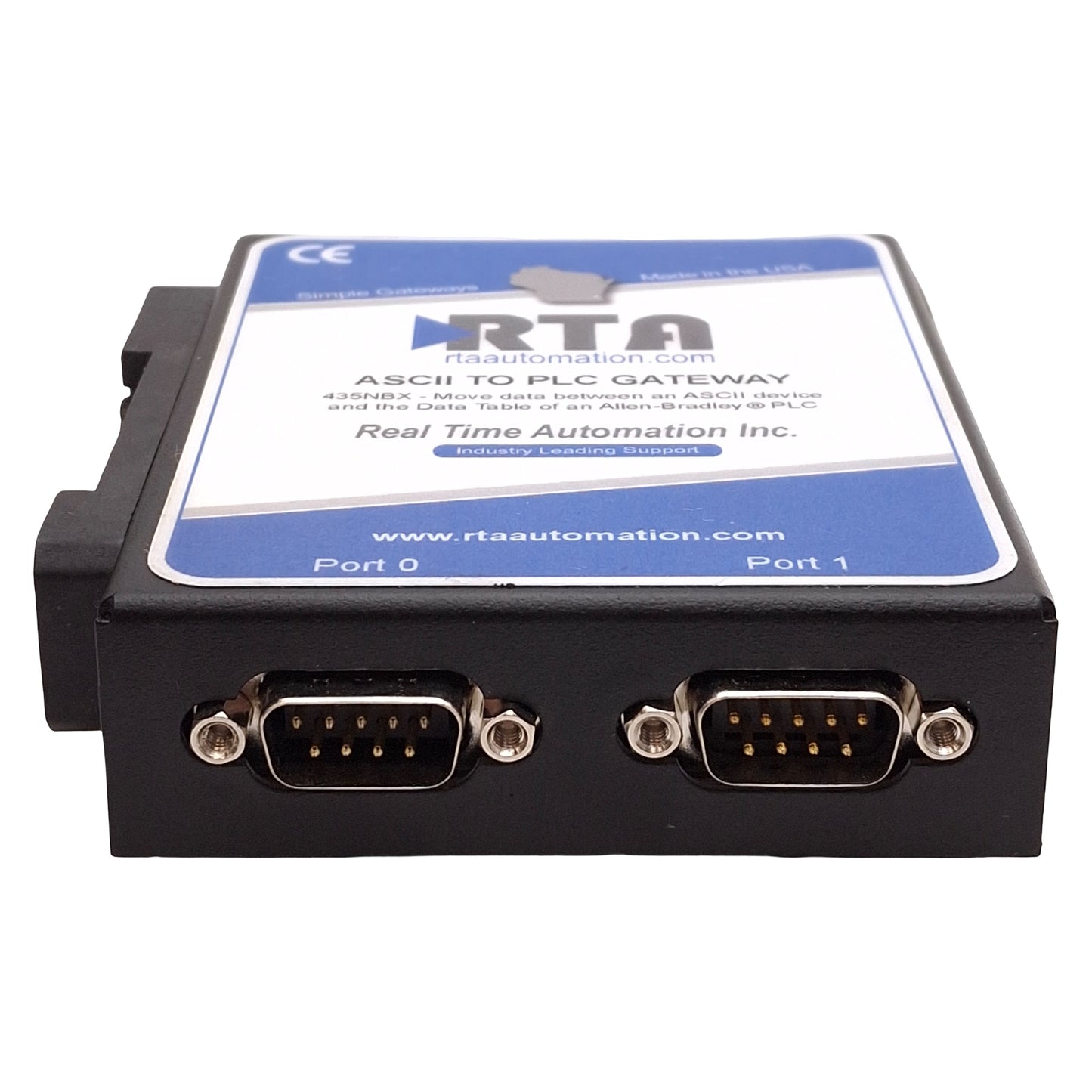 Used RTA 435NBX-D ASCII To Allen Bradley PLC Gateway, RS232/485/422 12-24VDC DIN Rail