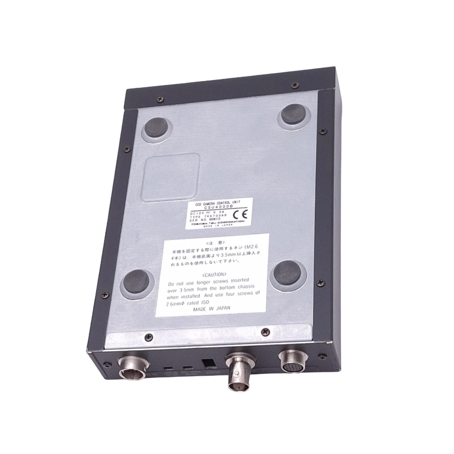 Used Toshiba CSU4000B CCD Camera Control Unit for CS4000B Series, BNC Video, 12VDC