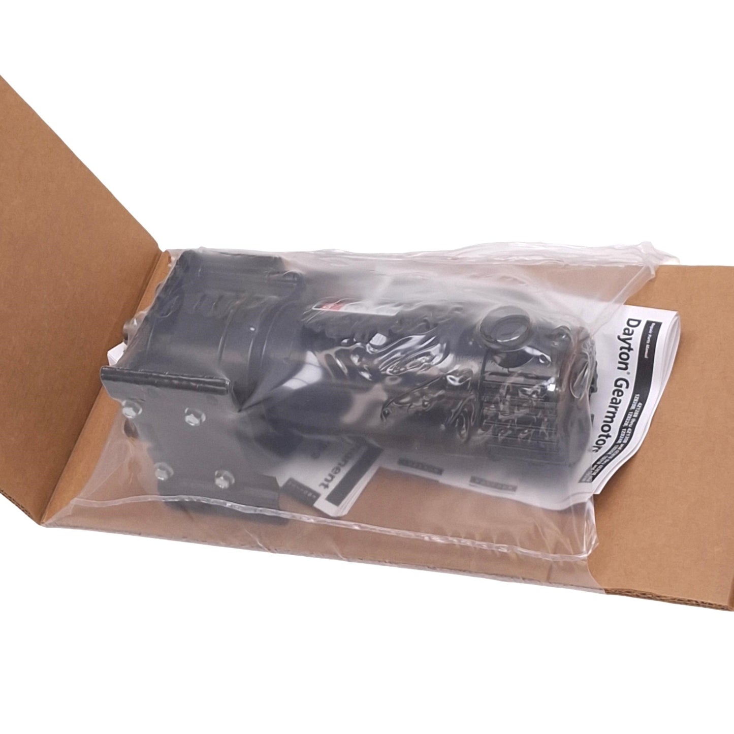 New Dayton 4Z383B DC Gearmotor, 58:1, 31rpm 220in-lbs 1/8HP Max, 90VDC 1.41A