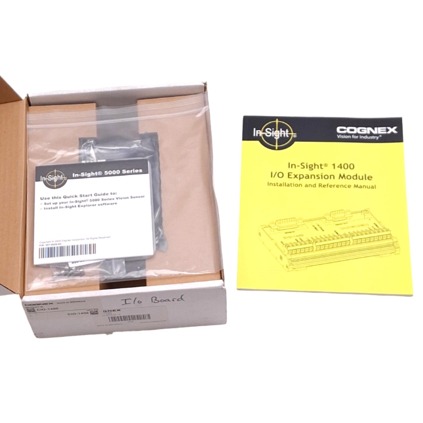 New Cognex CIO-1400 In-Sight Machine Vision I/O Expansion Module, RS232C, 24VDC