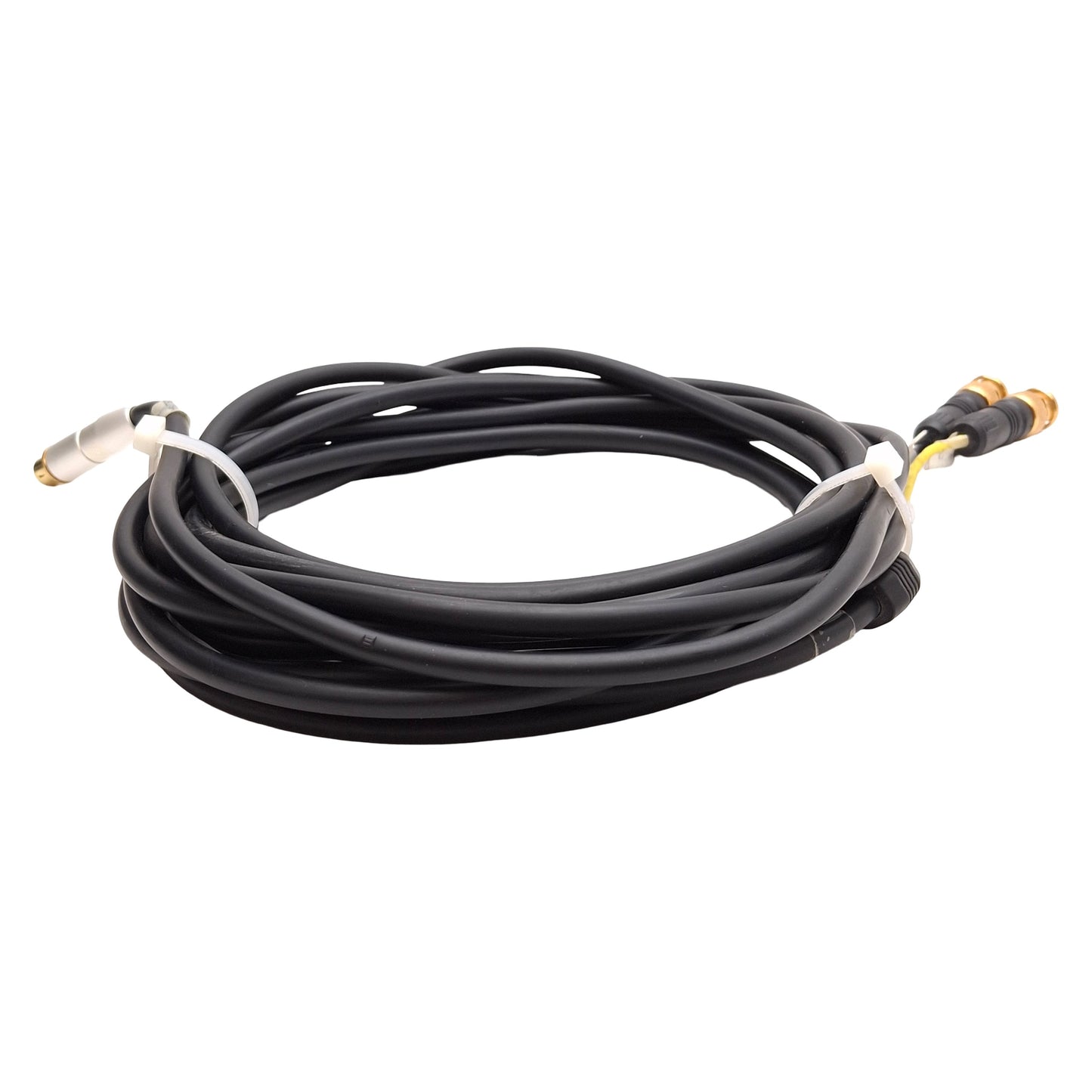 Used L-Com CCD244MB-20 Assembled S-Video Cable, S-Video Male to Dual BNC Male, 20ft