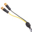 Used L-Com CCD244MB-20 Assembled S-Video Cable, S-Video Male to Dual BNC Male, 20ft