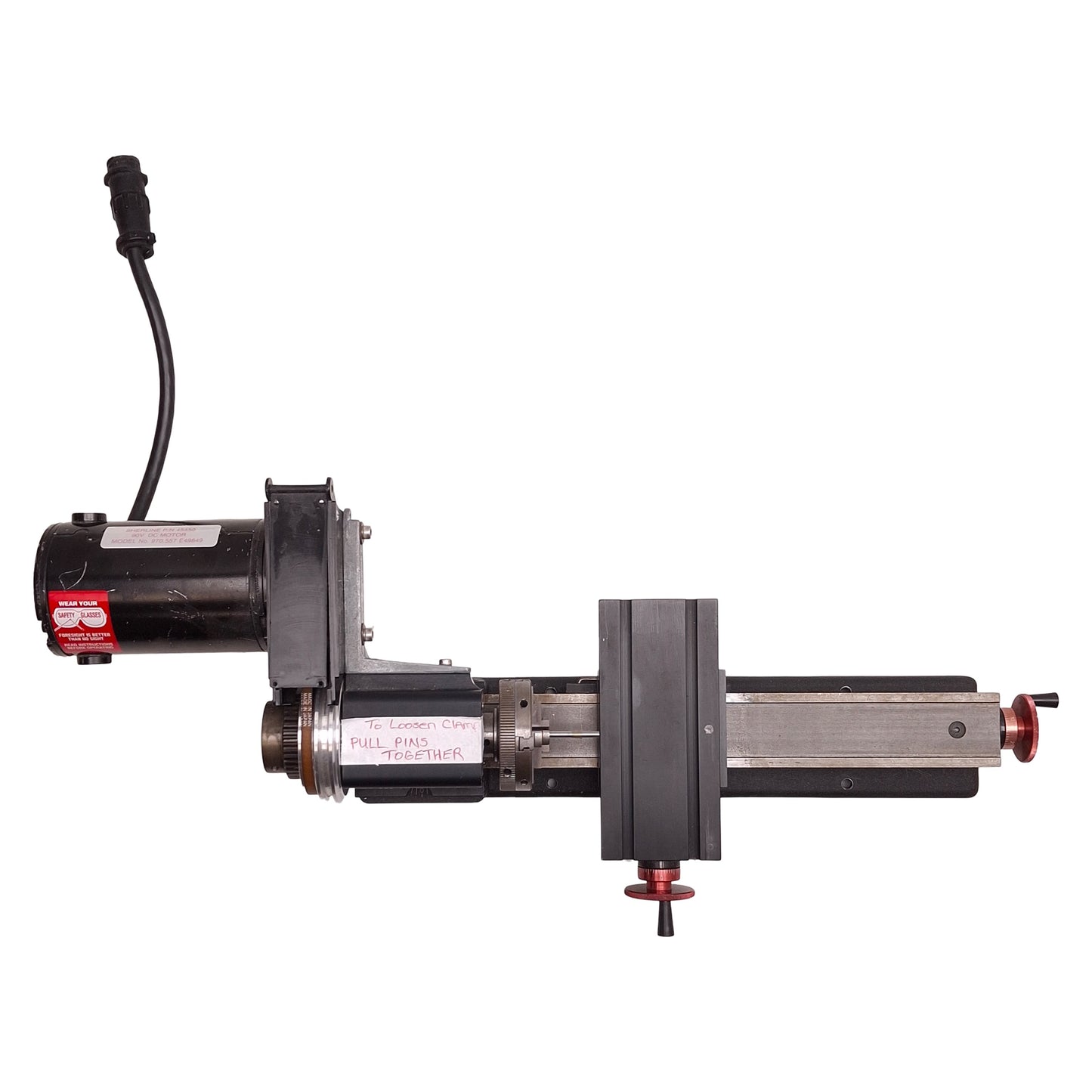 Used Sherline 4000 Tabletop Lathe w/2.5in 3-Jaw Chunk & Speed Control, 8in Length
