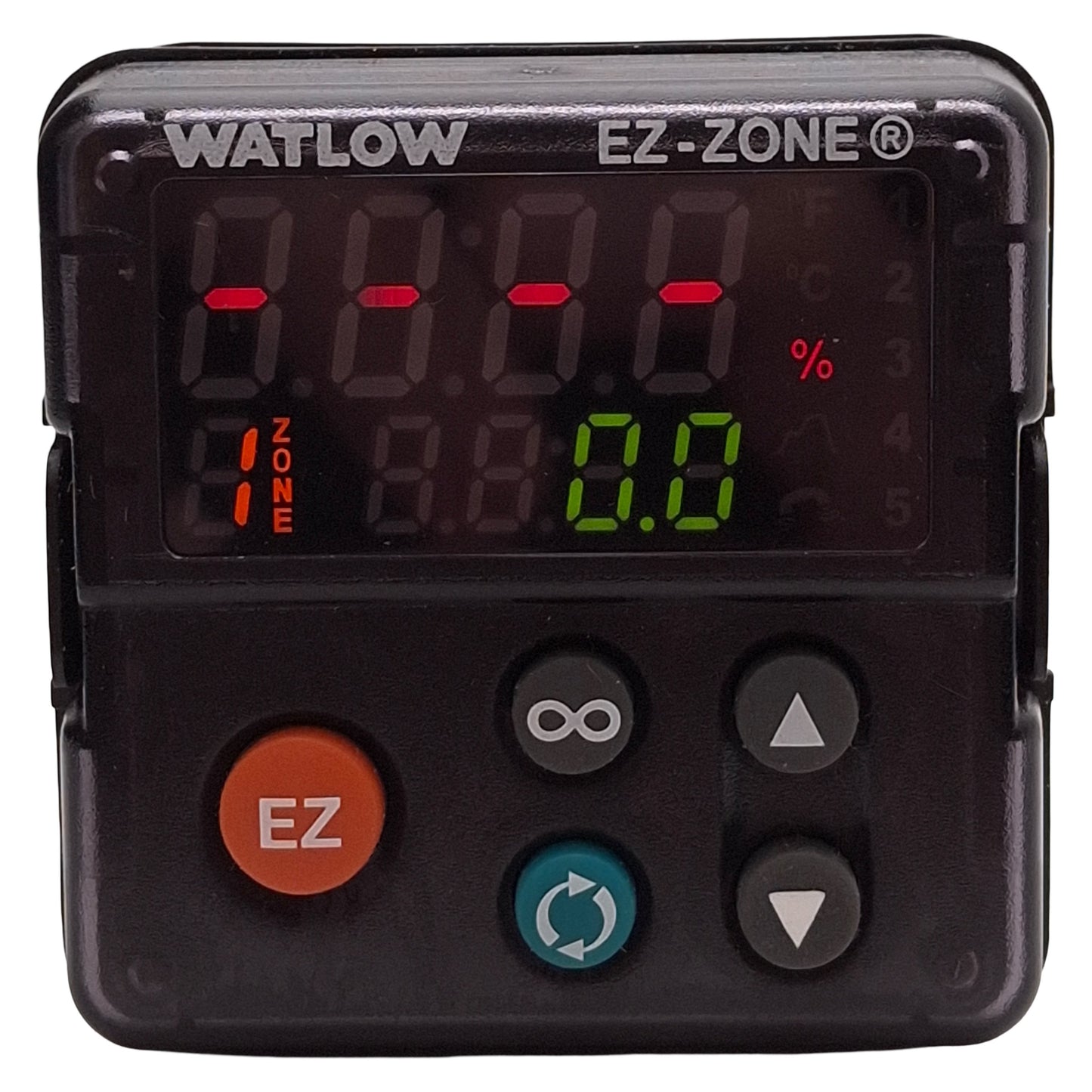Used Watlow PM6C1CH-AAAAAAA EZ-Zone Temperature Controller, 100-240VAC, 1/16 DIN