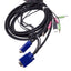 Used Tripp Lite B034-002-R USB KVM Switch with Audio and Cables, 2-Port, 6ft