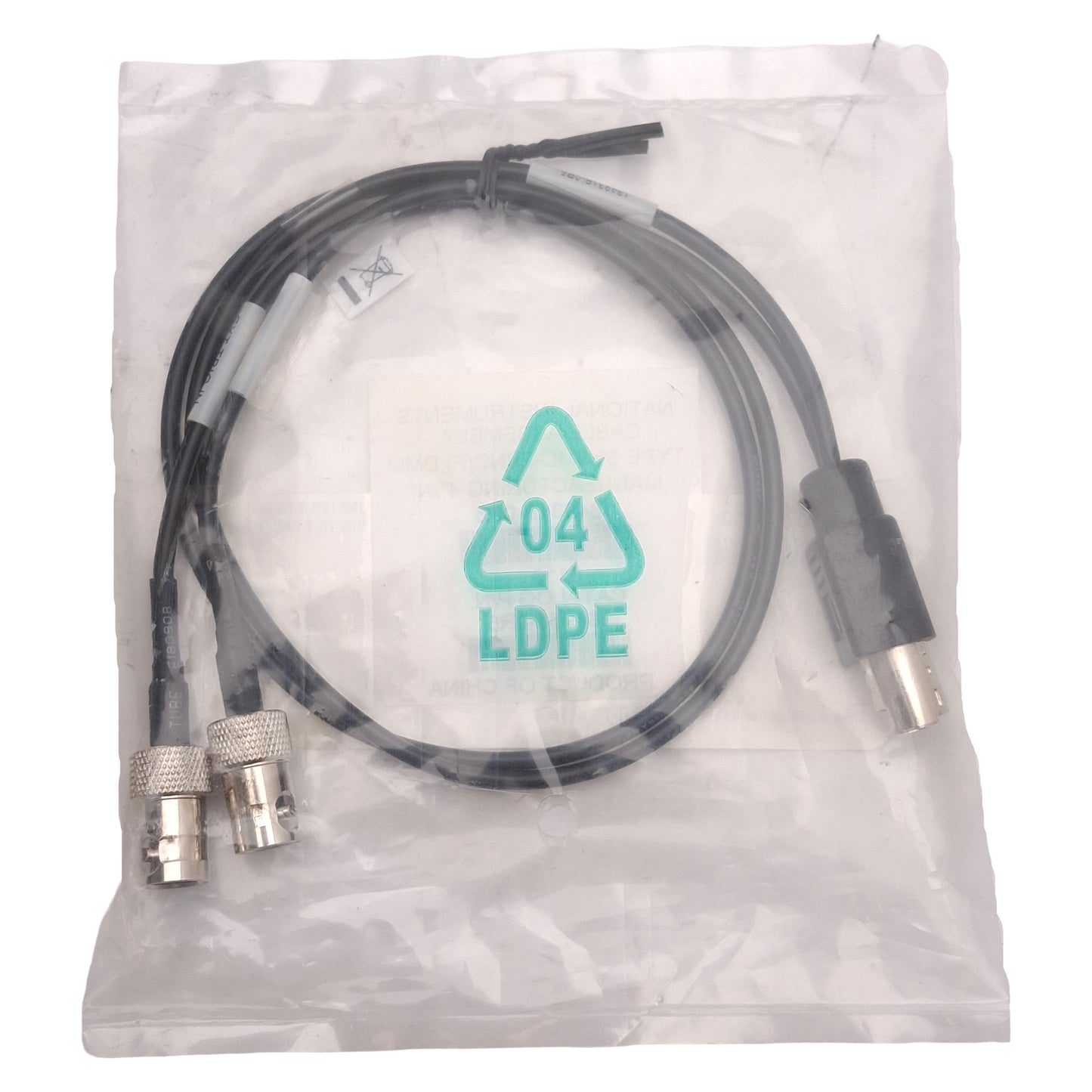 New National Instruments 184931-0R5 4060 Trigger Cable, 9-Pin DIN to BNC Male, 0.5m