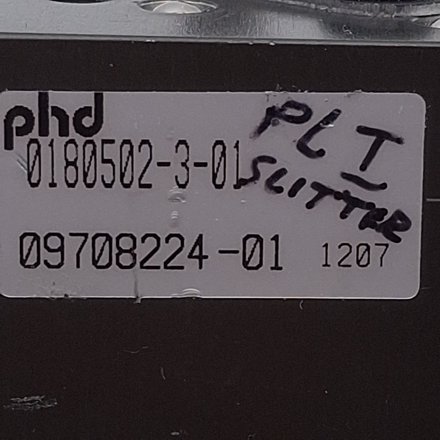 Used PHD 0180502-3-01 Double Rack Rotary Actuator, ø12mm Bore, 180° Rotation, M5