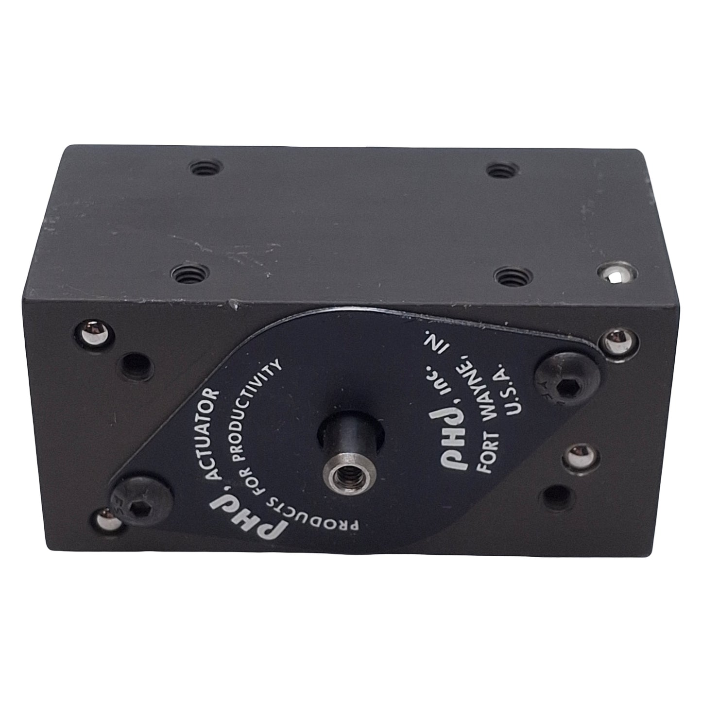 Used PHD 0180502-3-01 Double Rack Rotary Actuator, ø12mm Bore, 180° Rotation, M5