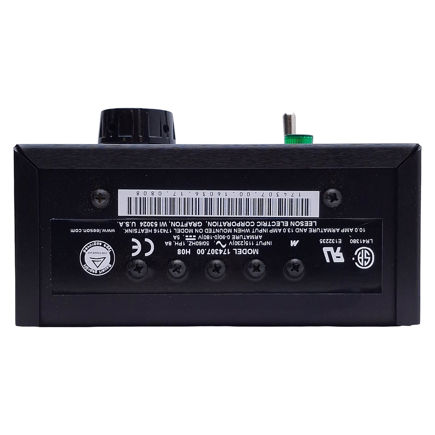 New Leeson 174307.00 Speedmaster Motor Control 0-90/180VDC Output, 115/230VAC Input