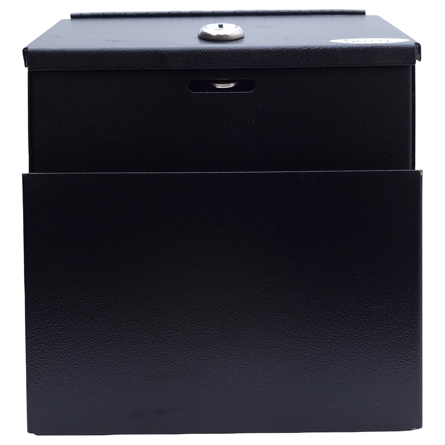 New – Open box Safco 4232 Suggestion Box 4-3/4 x 1/8in Slot, ø1in Key Drop, 7 x 7/16 x4-3/4in