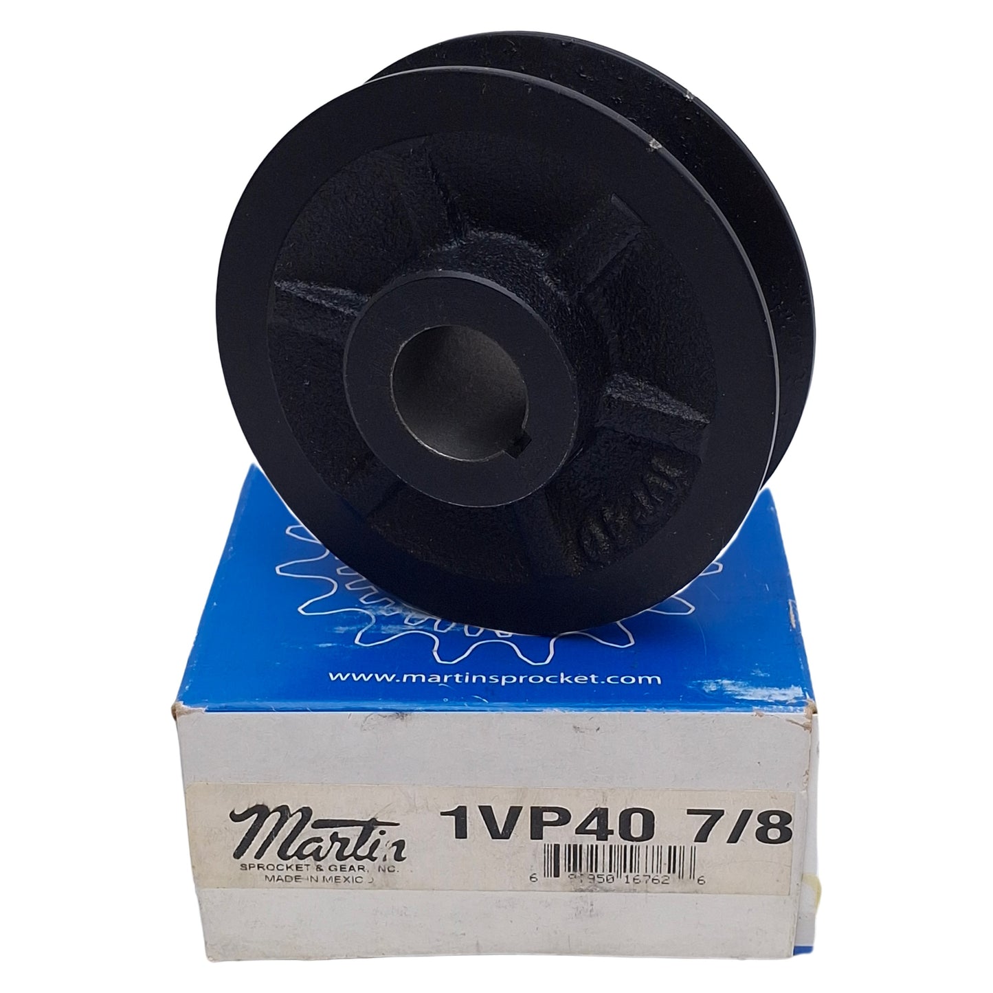 New – Open box Martin 1VP40 7/8 Single Groove Cast-Iron Variable Pitch Sheave, ø7/8in Bore