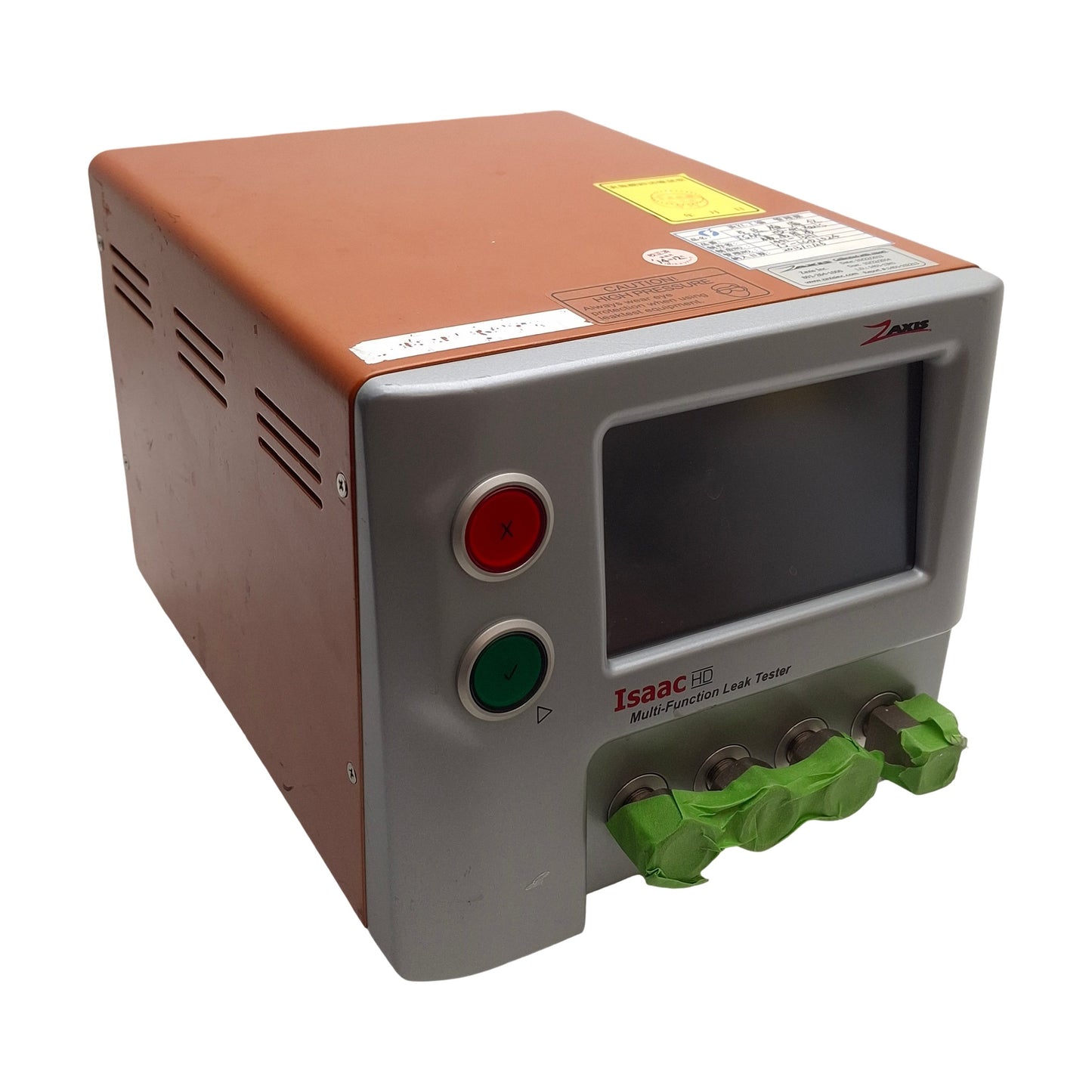 Used Zaxis ISAAC-HD-4PC Leak Tester 0-2 psi Range, 0.00001 Psi Resolution, 115/230VAC