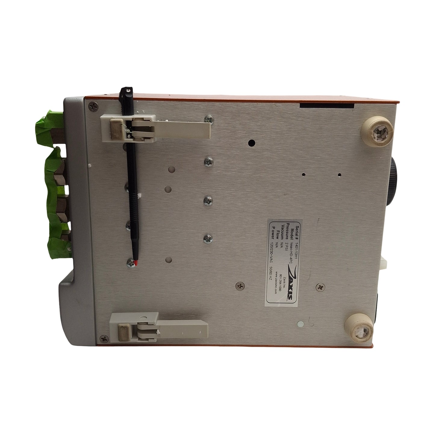 Used Zaxis ISAAC-HD-4PC Leak Tester 0-2 psi Range, 0.00001 Psi Resolution, 115/230VAC