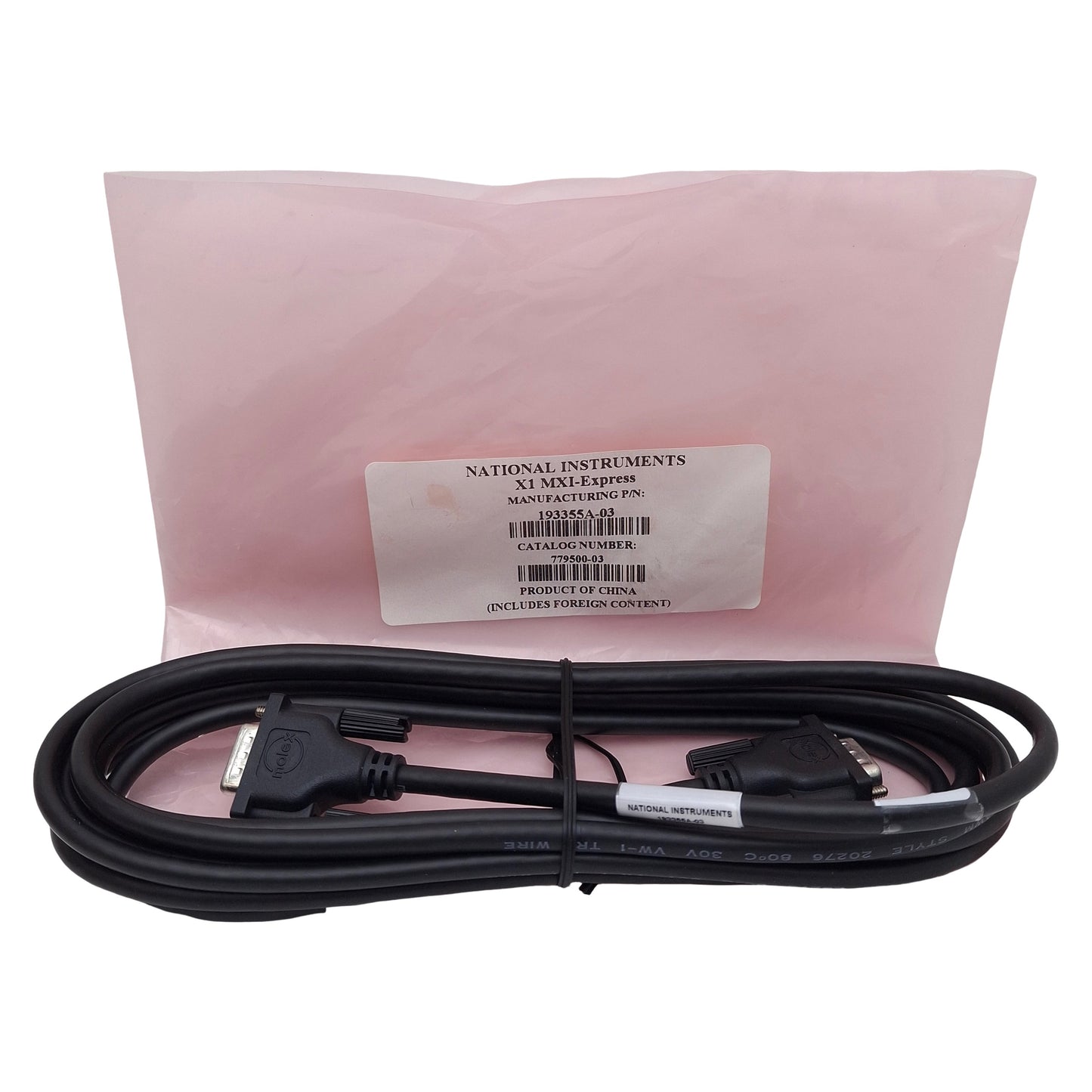 New National Instruments 193355A-03 779500-03 MXI-Express Cable, 18-Pin, 3m Length